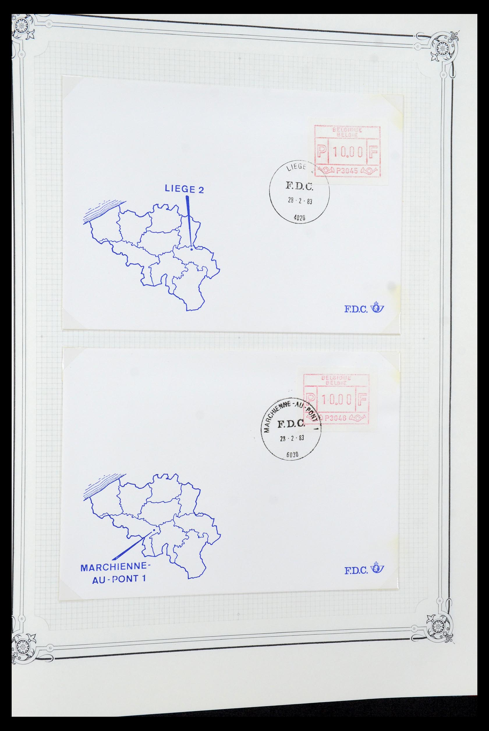 35917 063 - Postzegelverzameling 35917 België 1870-1983.