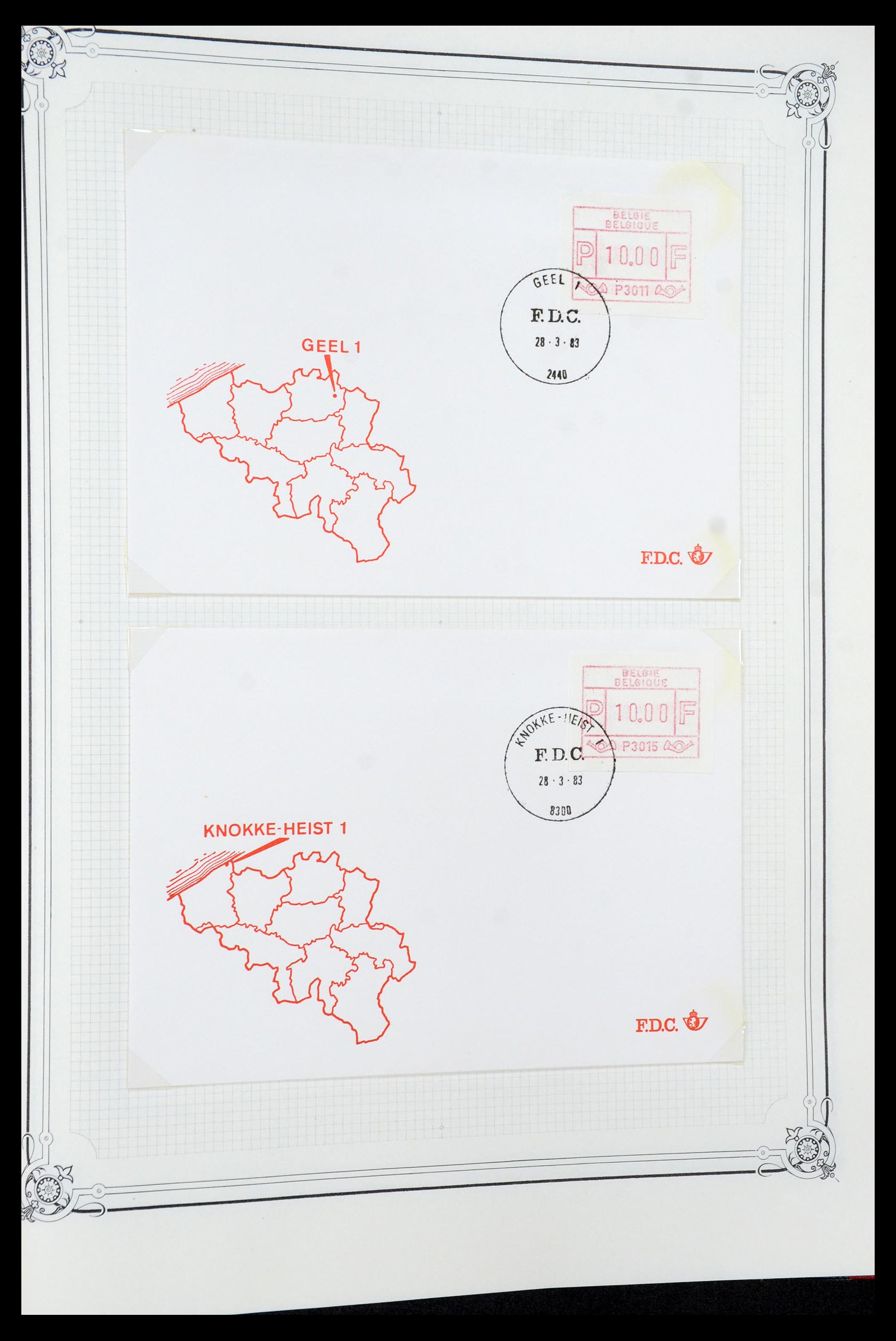 35917 067 - Postzegelverzameling 35917 België 1870-1983.
