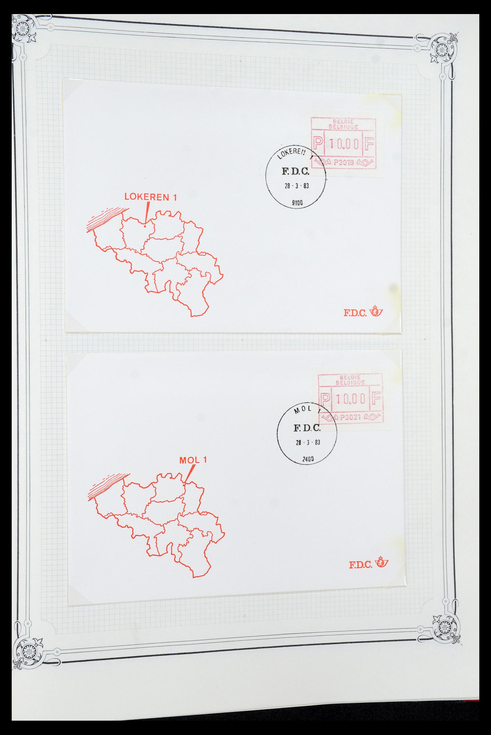 35917 068 - Stamp Collection 35917 Belgium 1870-1983.