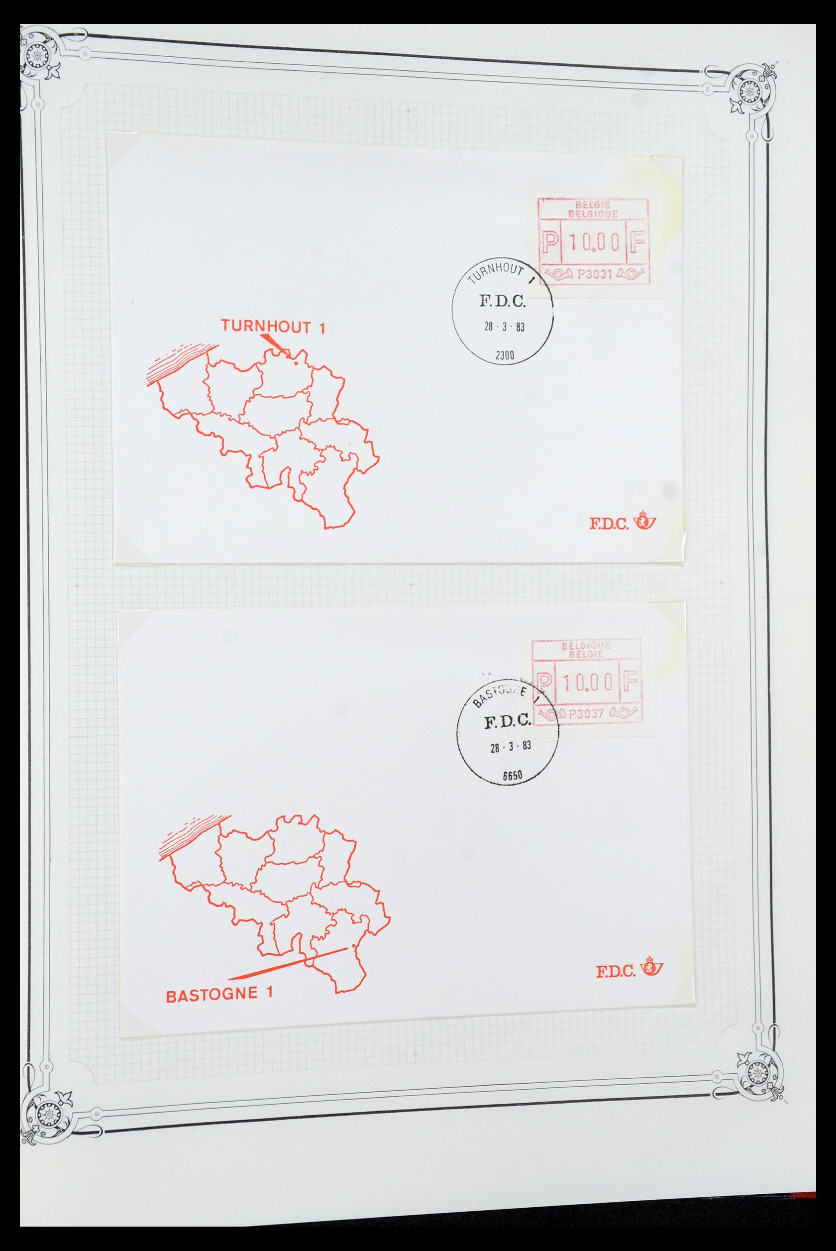 35917 070 - Postzegelverzameling 35917 België 1870-1983.