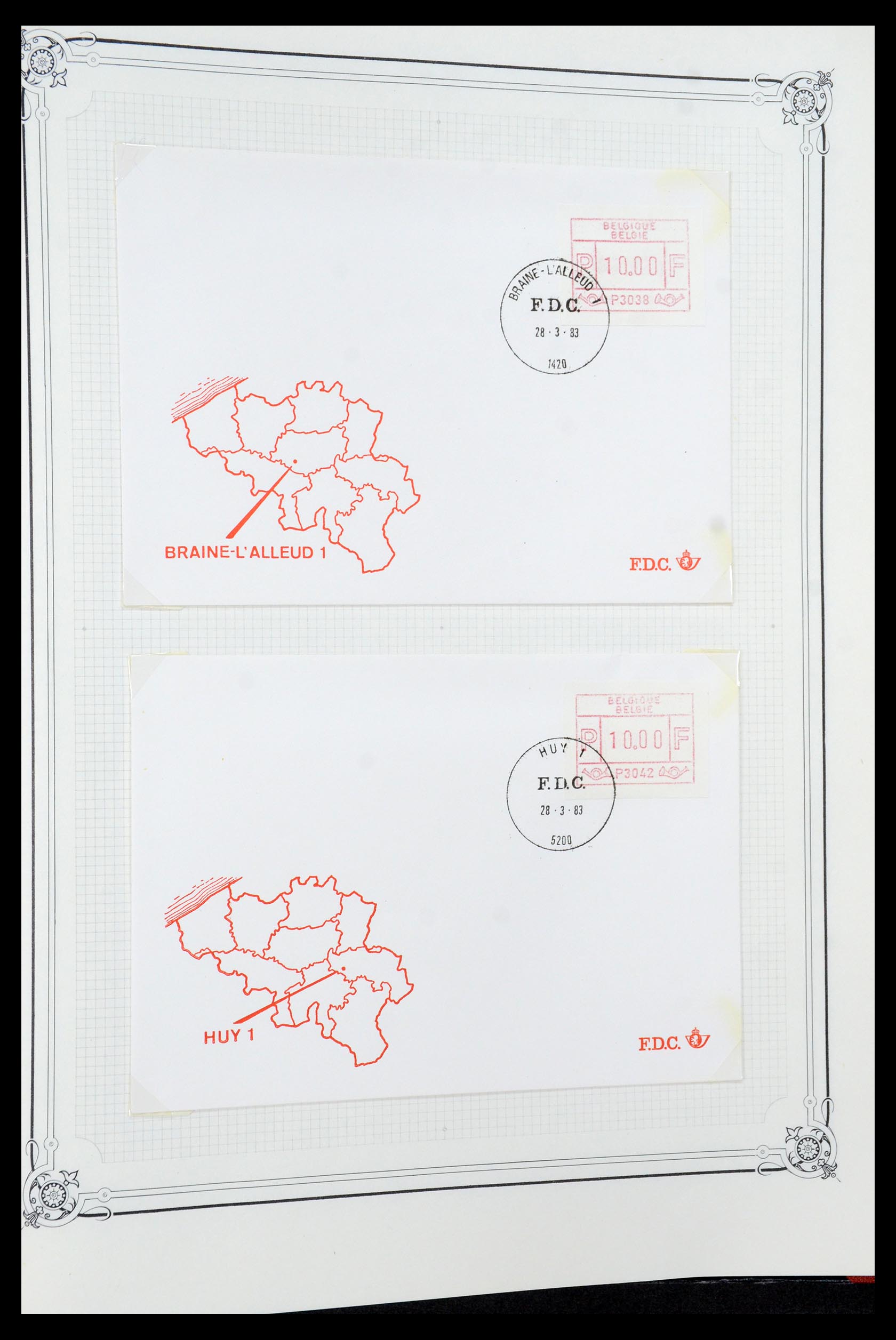 35917 071 - Postzegelverzameling 35917 België 1870-1983.