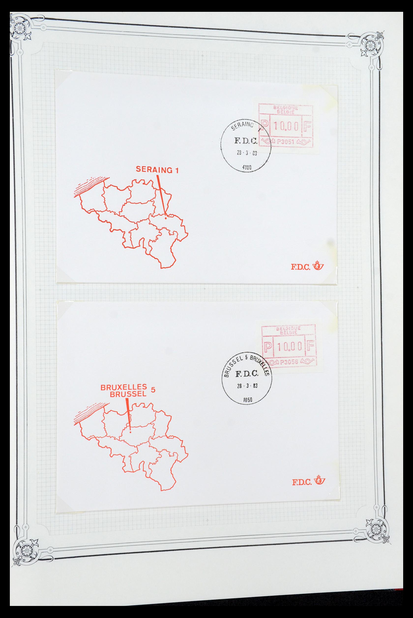 35917 072 - Postzegelverzameling 35917 België 1870-1983.