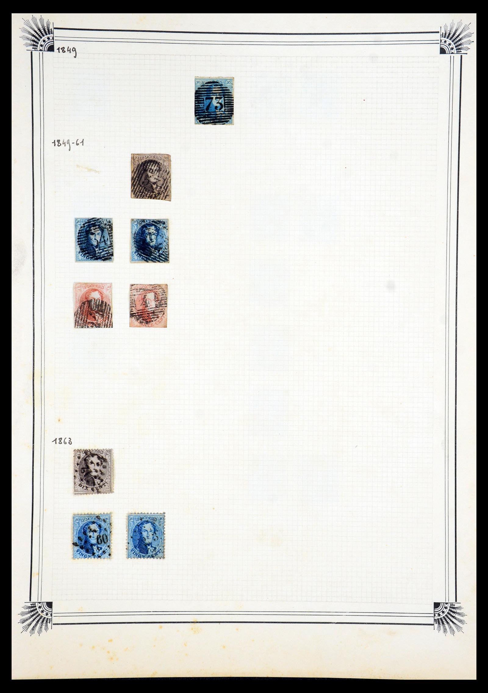 35918 001 - Postzegelverzameling 35918 Europese landen 1849-1940.