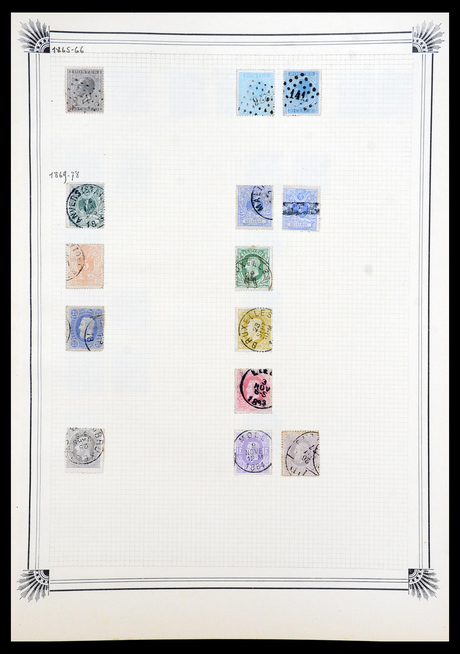35918 002 - Postzegelverzameling 35918 Europese landen 1849-1940.