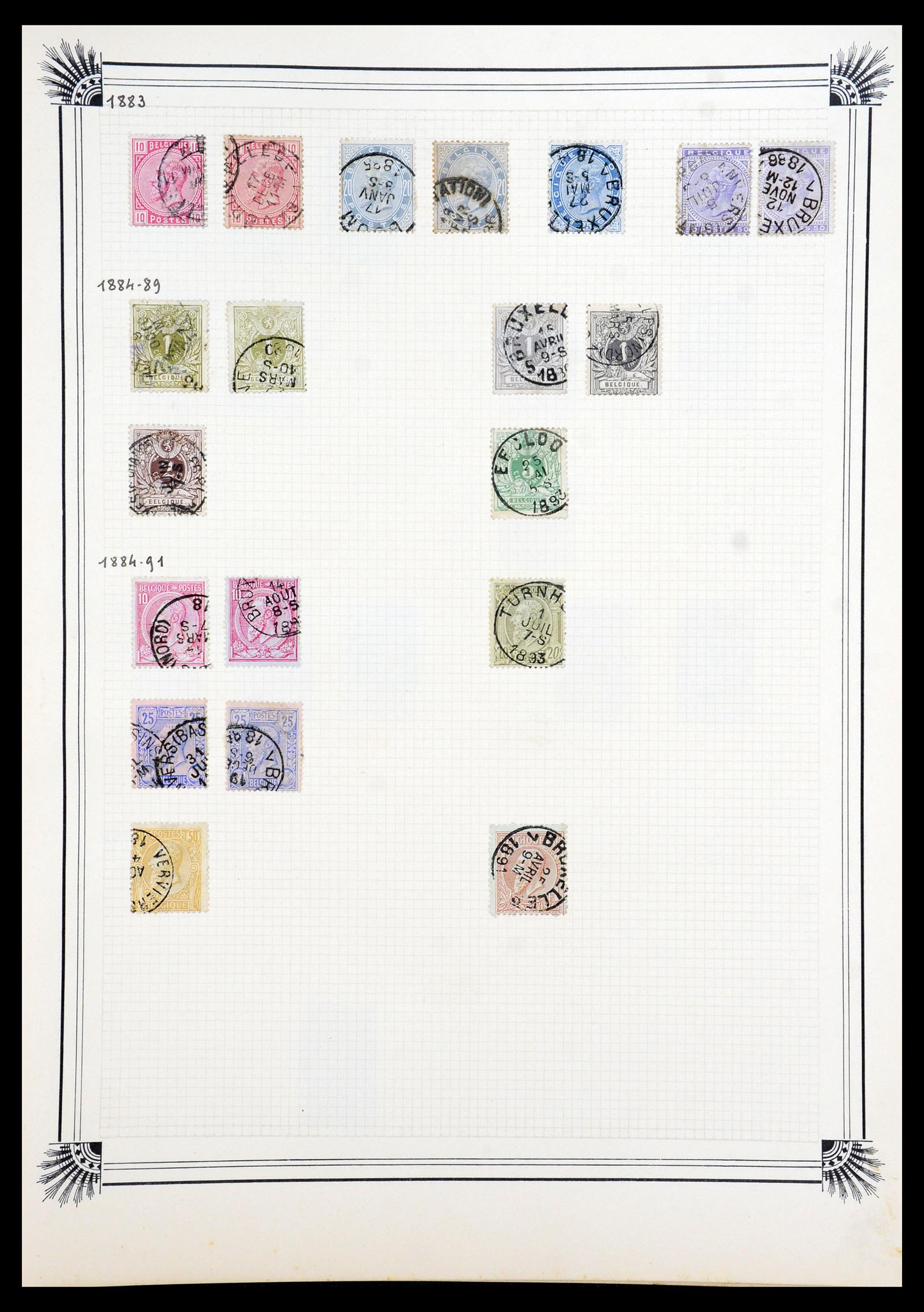 35918 003 - Postzegelverzameling 35918 Europese landen 1849-1940.