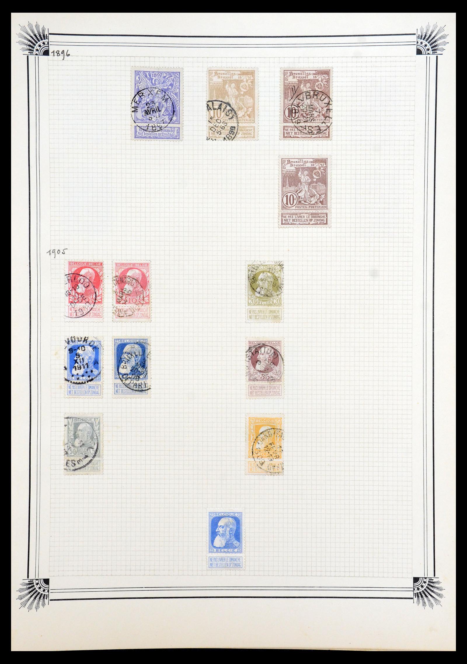 35918 005 - Postzegelverzameling 35918 Europese landen 1849-1940.