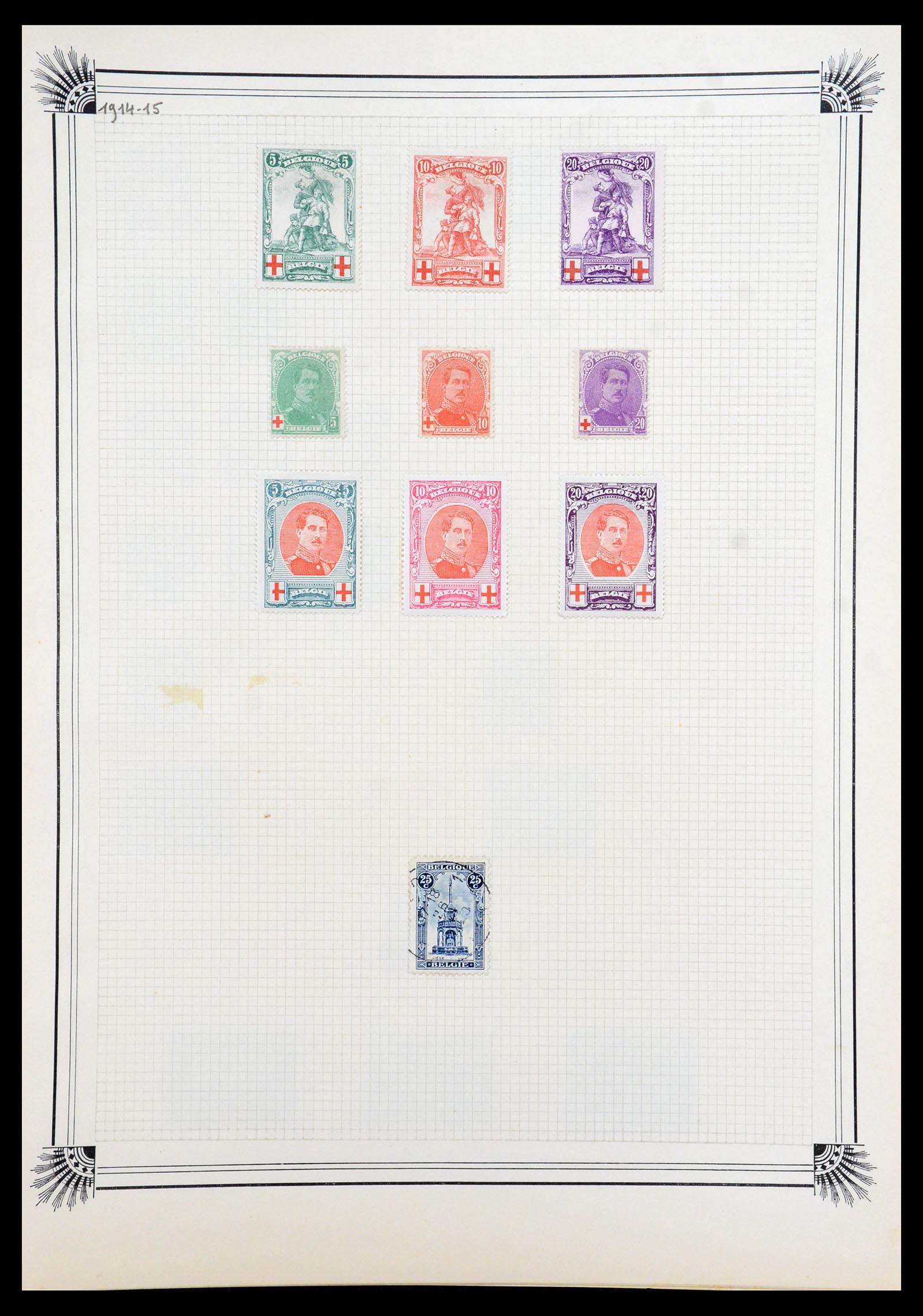 35918 008 - Postzegelverzameling 35918 Europese landen 1849-1940.
