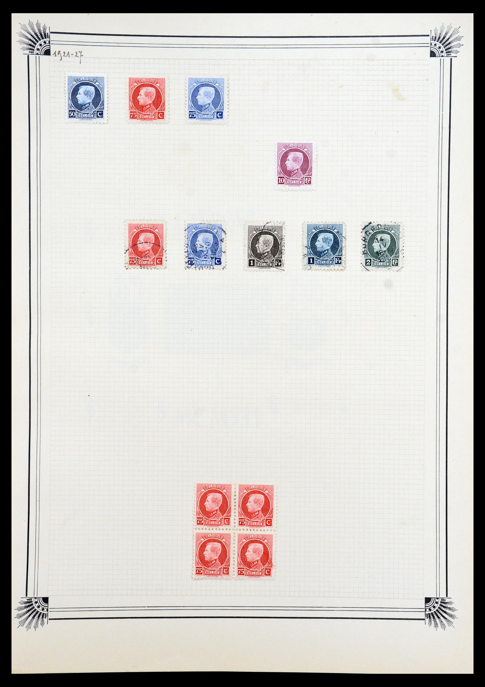 35918 014 - Postzegelverzameling 35918 Europese landen 1849-1940.