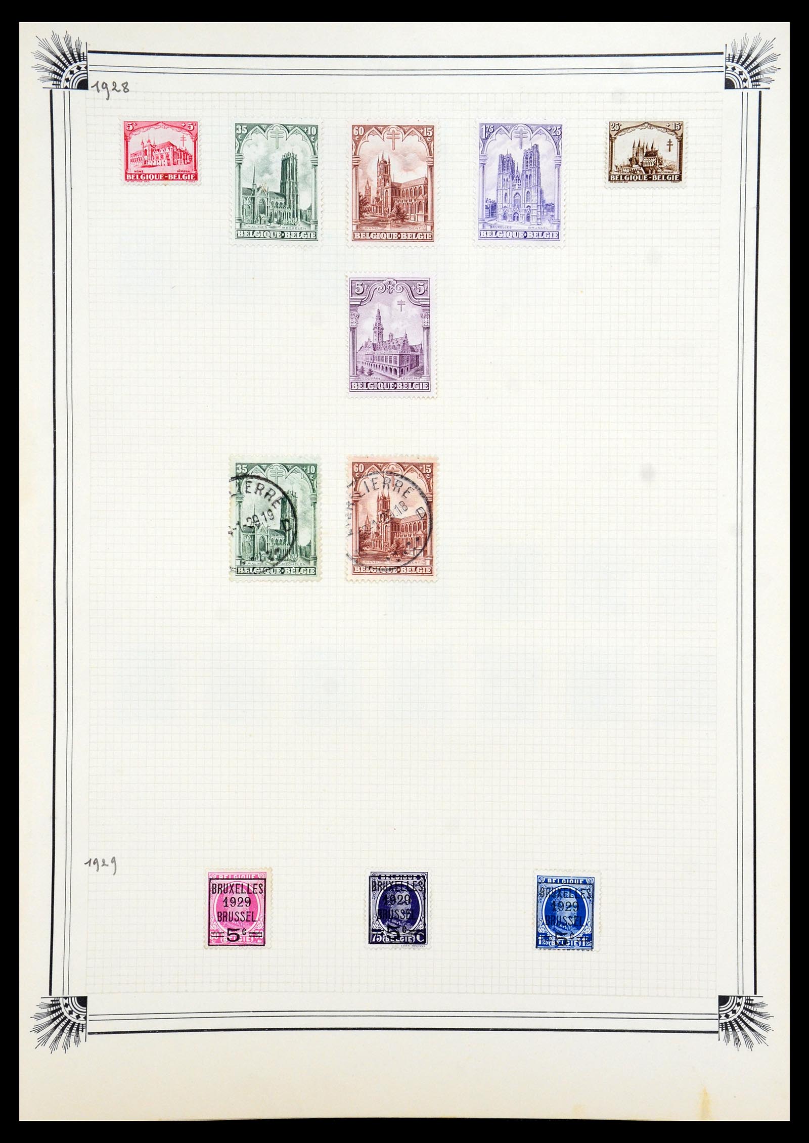 35918 024 - Postzegelverzameling 35918 Europese landen 1849-1940.