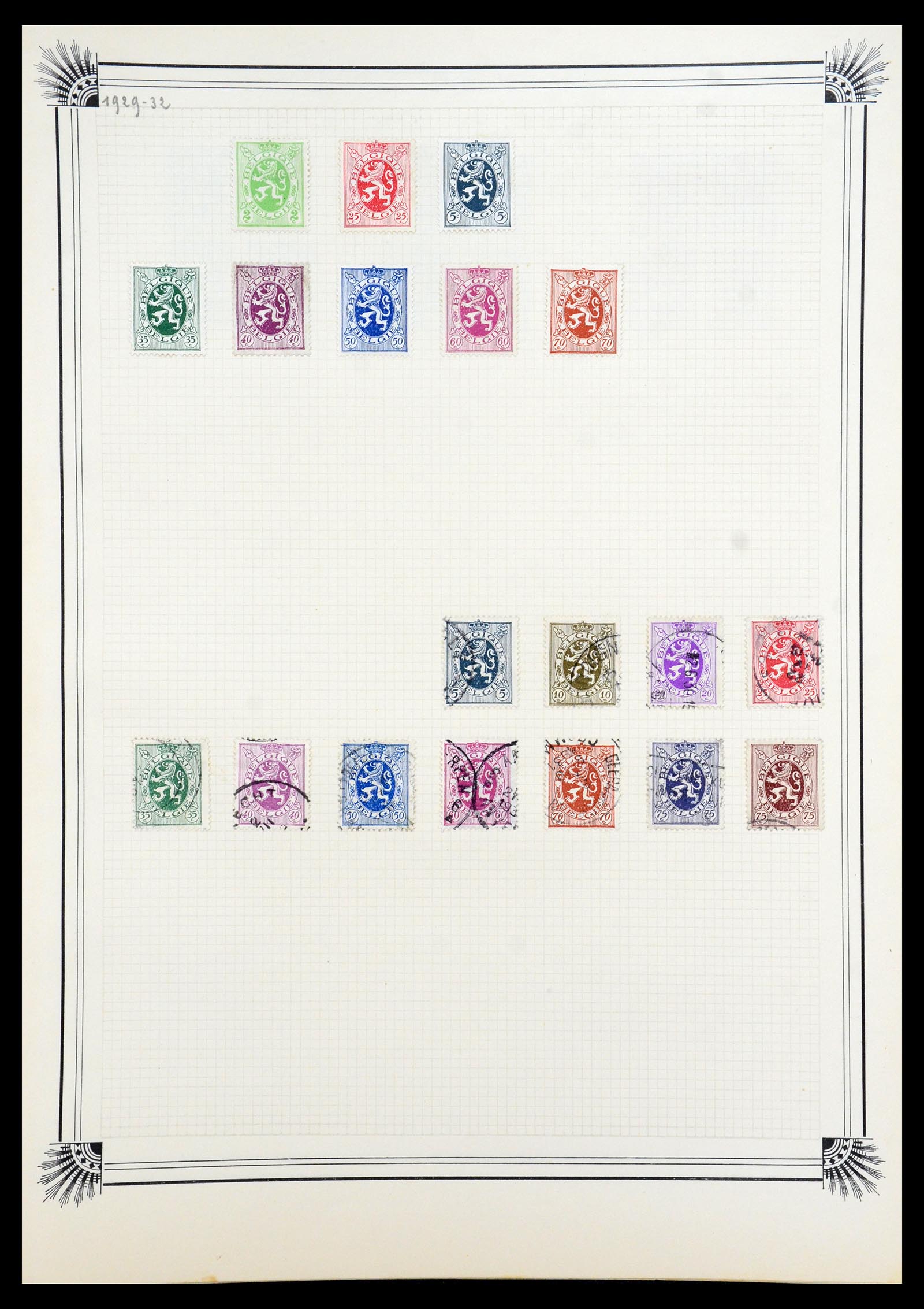 35918 025 - Postzegelverzameling 35918 Europese landen 1849-1940.