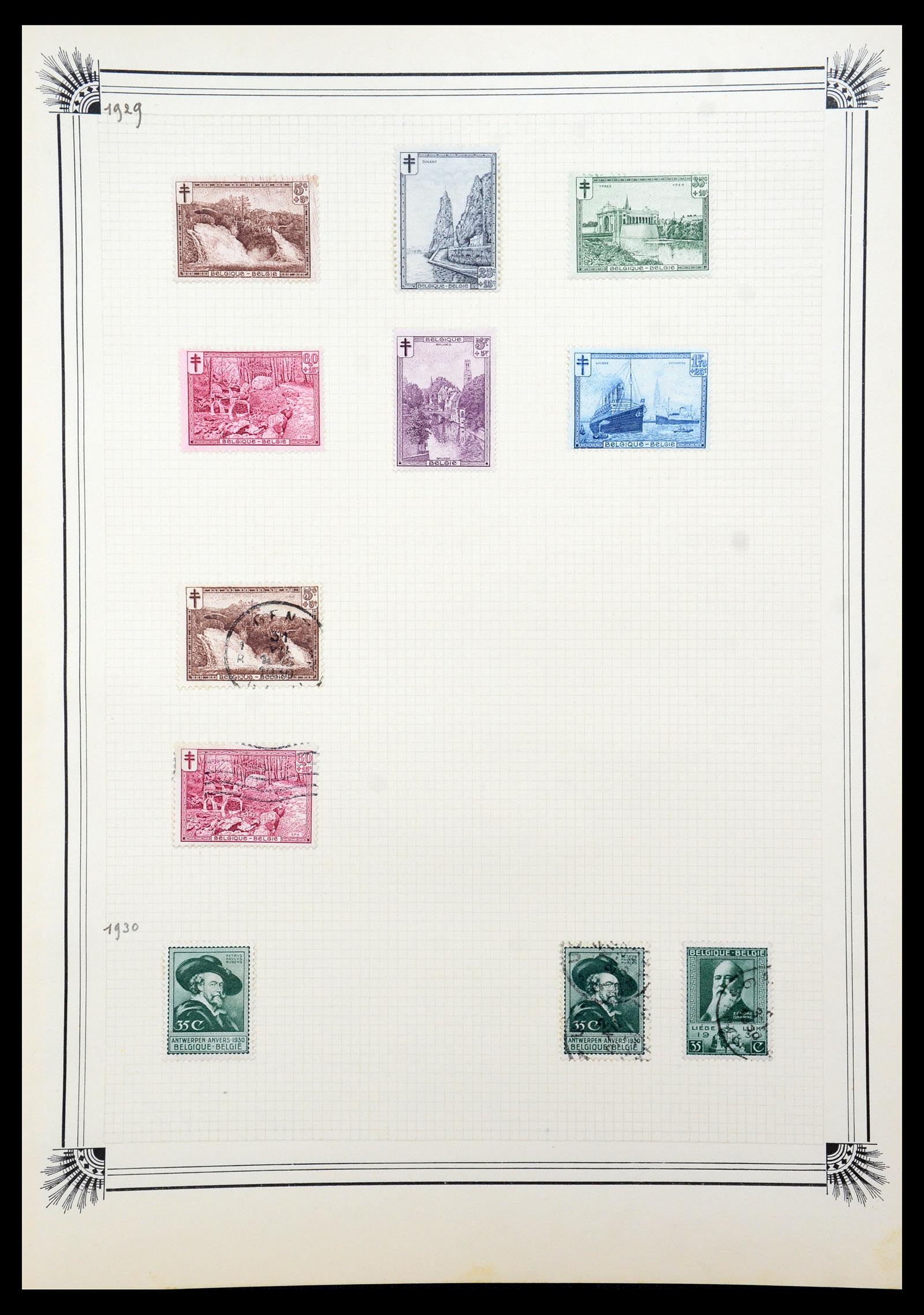 35918 027 - Postzegelverzameling 35918 Europese landen 1849-1940.