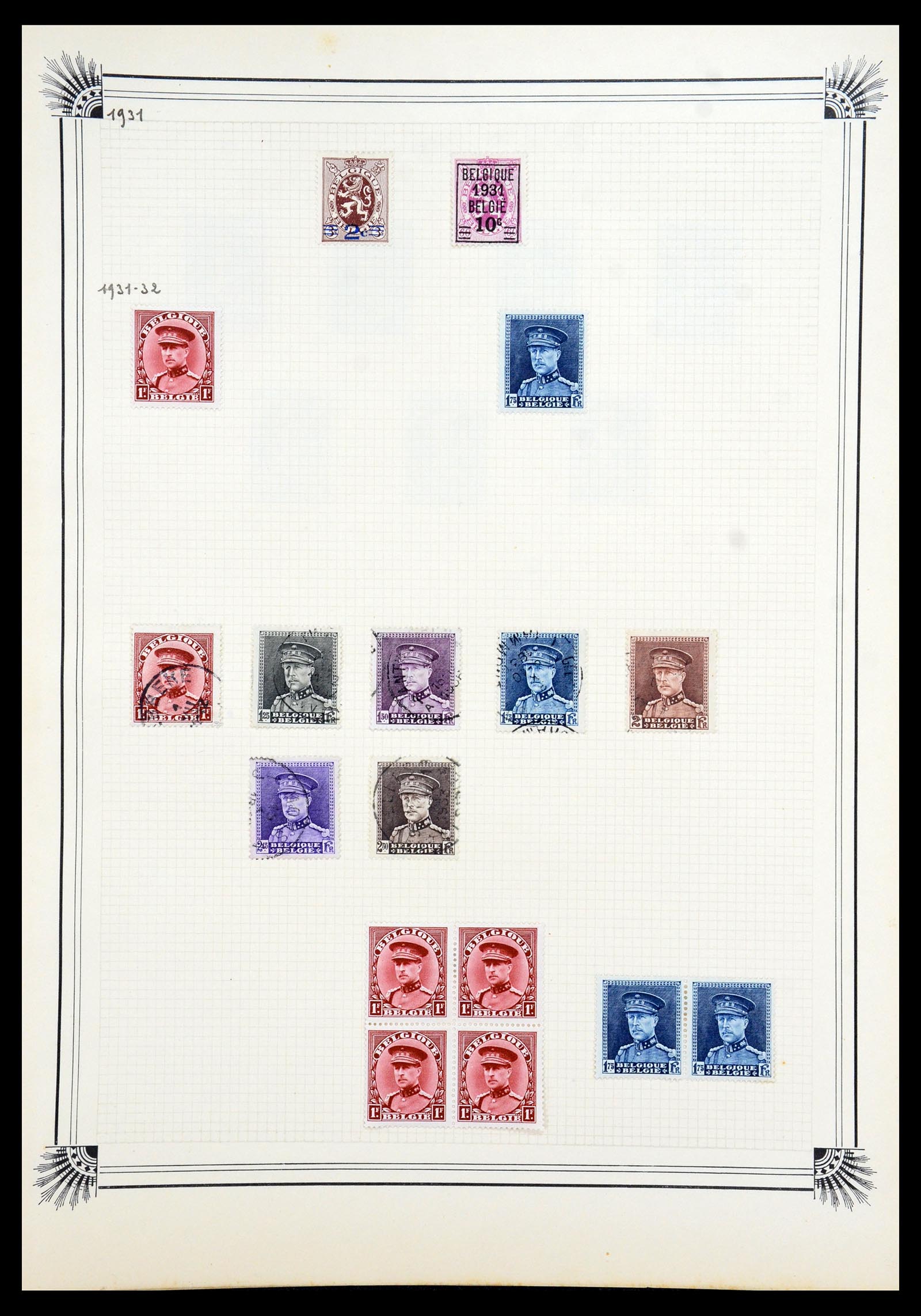 35918 029 - Postzegelverzameling 35918 Europese landen 1849-1940.