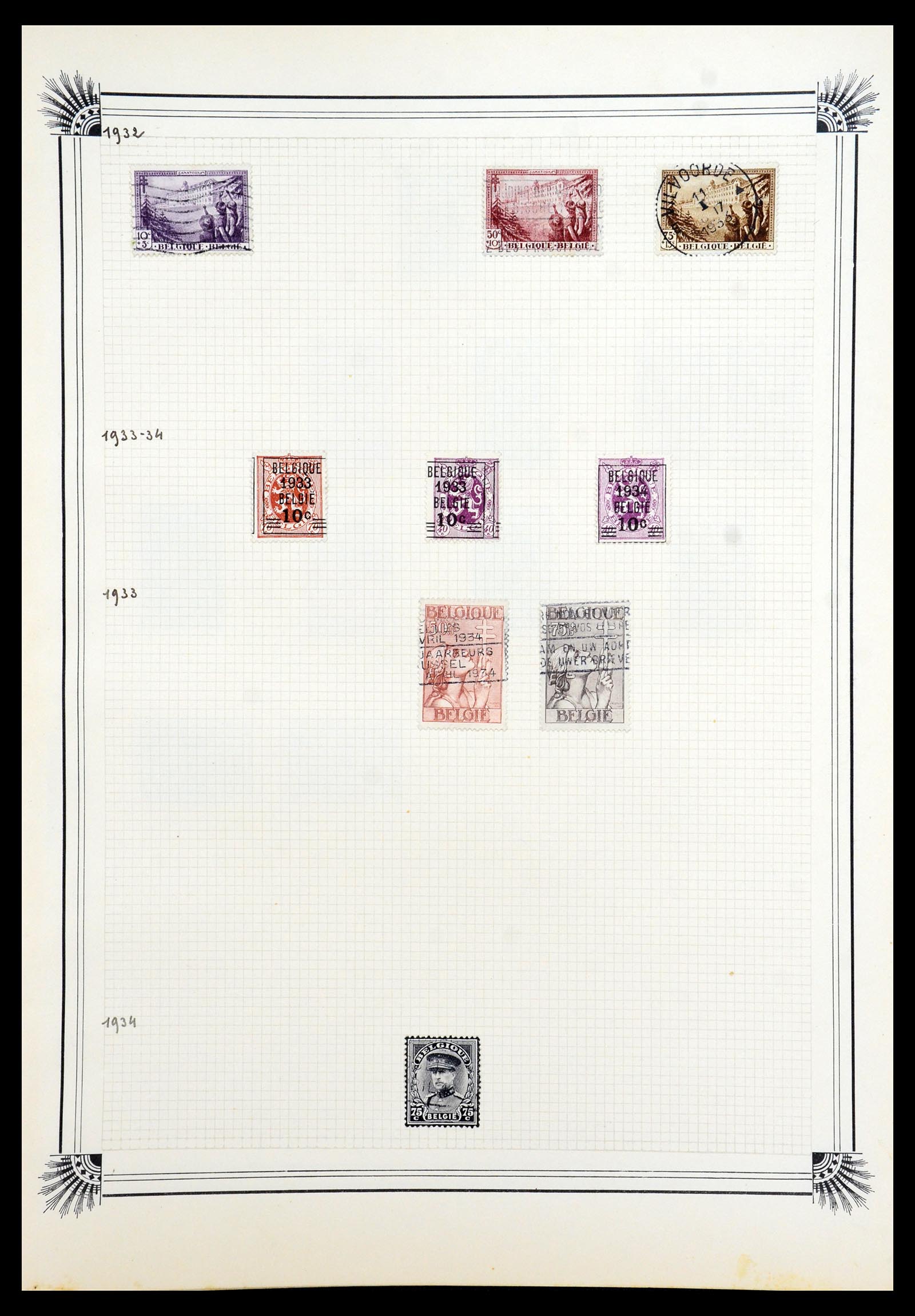 35918 032 - Postzegelverzameling 35918 Europese landen 1849-1940.