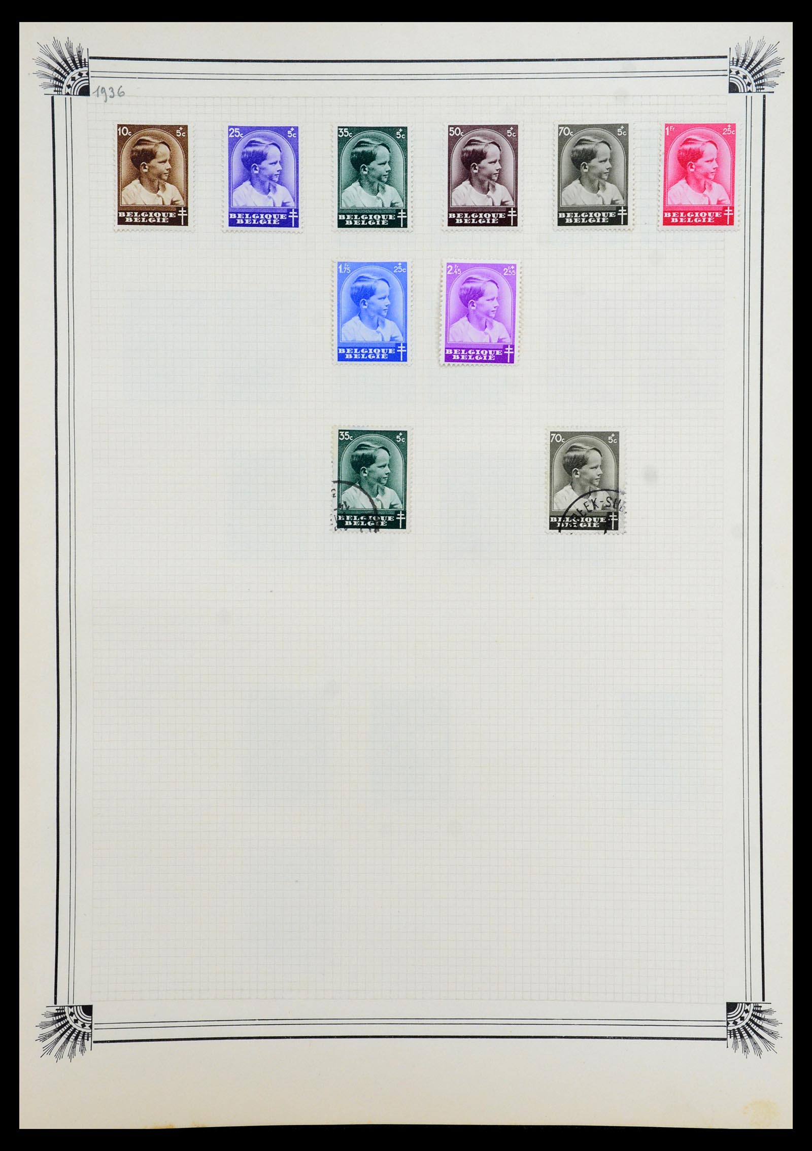 35918 037 - Postzegelverzameling 35918 Europese landen 1849-1940.