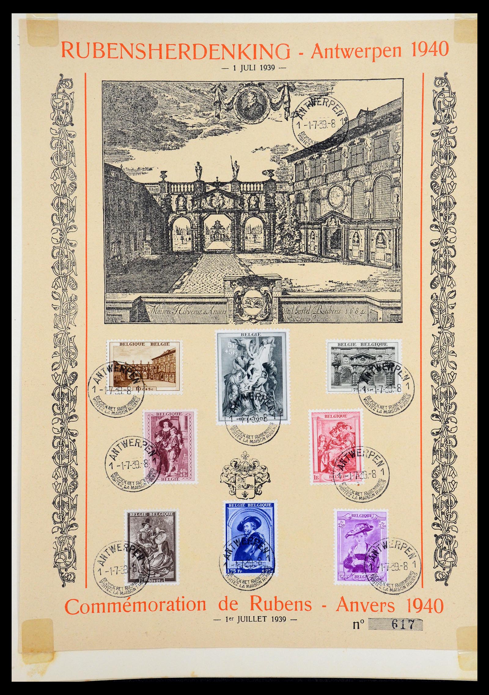 35918 045 - Postzegelverzameling 35918 Europese landen 1849-1940.