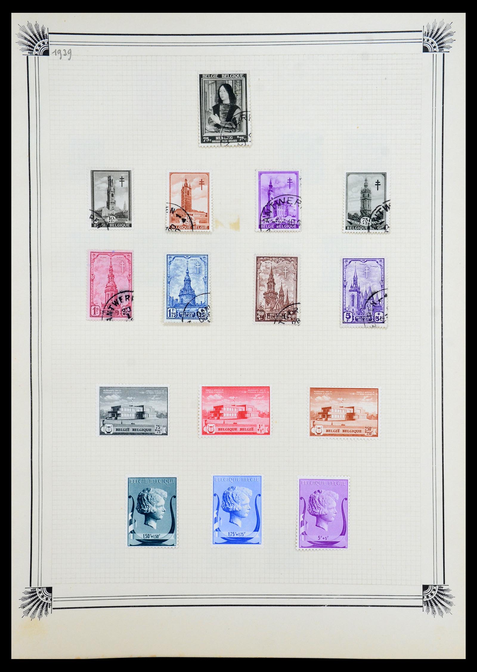 35918 046 - Postzegelverzameling 35918 Europese landen 1849-1940.