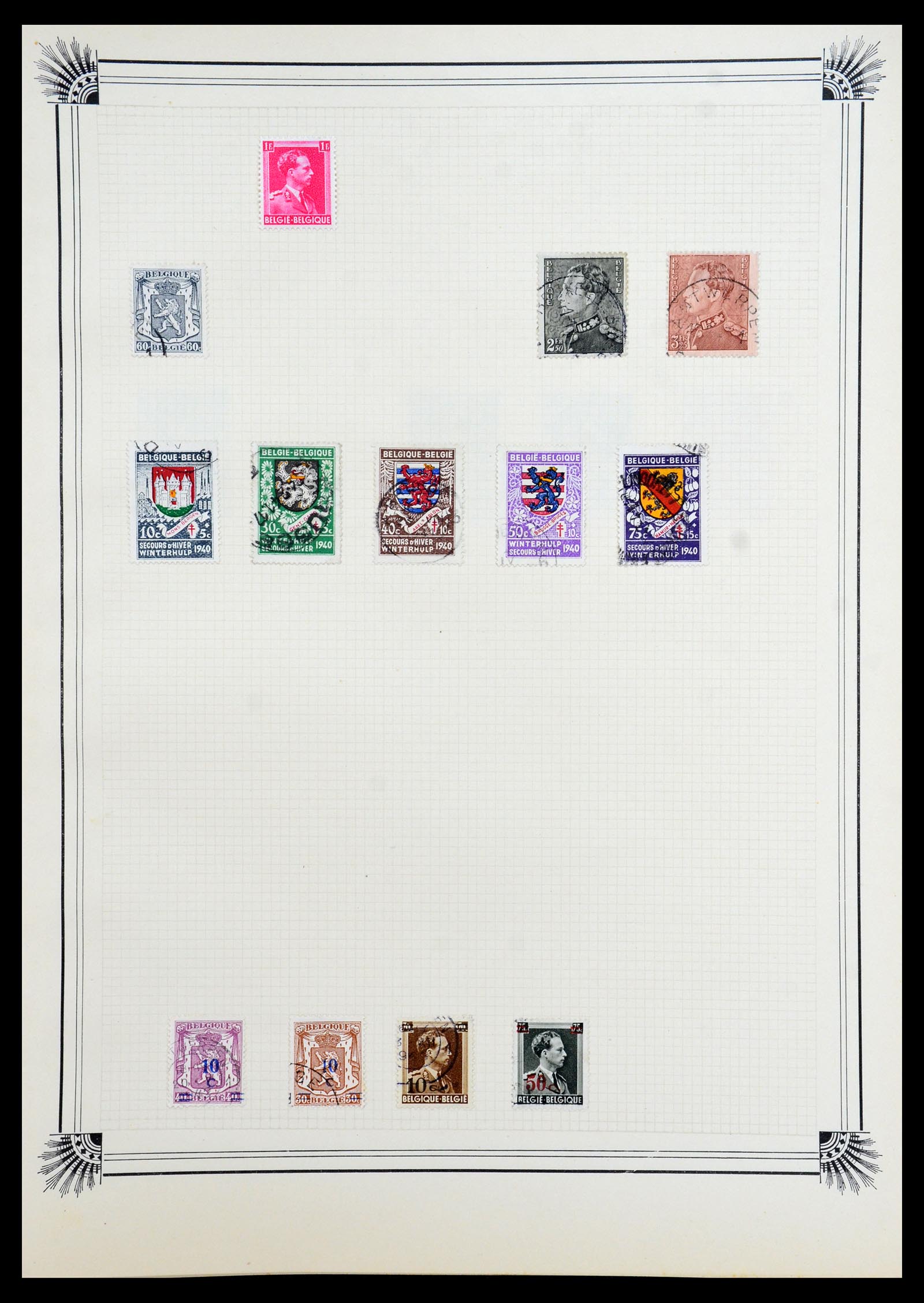 35918 047 - Postzegelverzameling 35918 Europese landen 1849-1940.