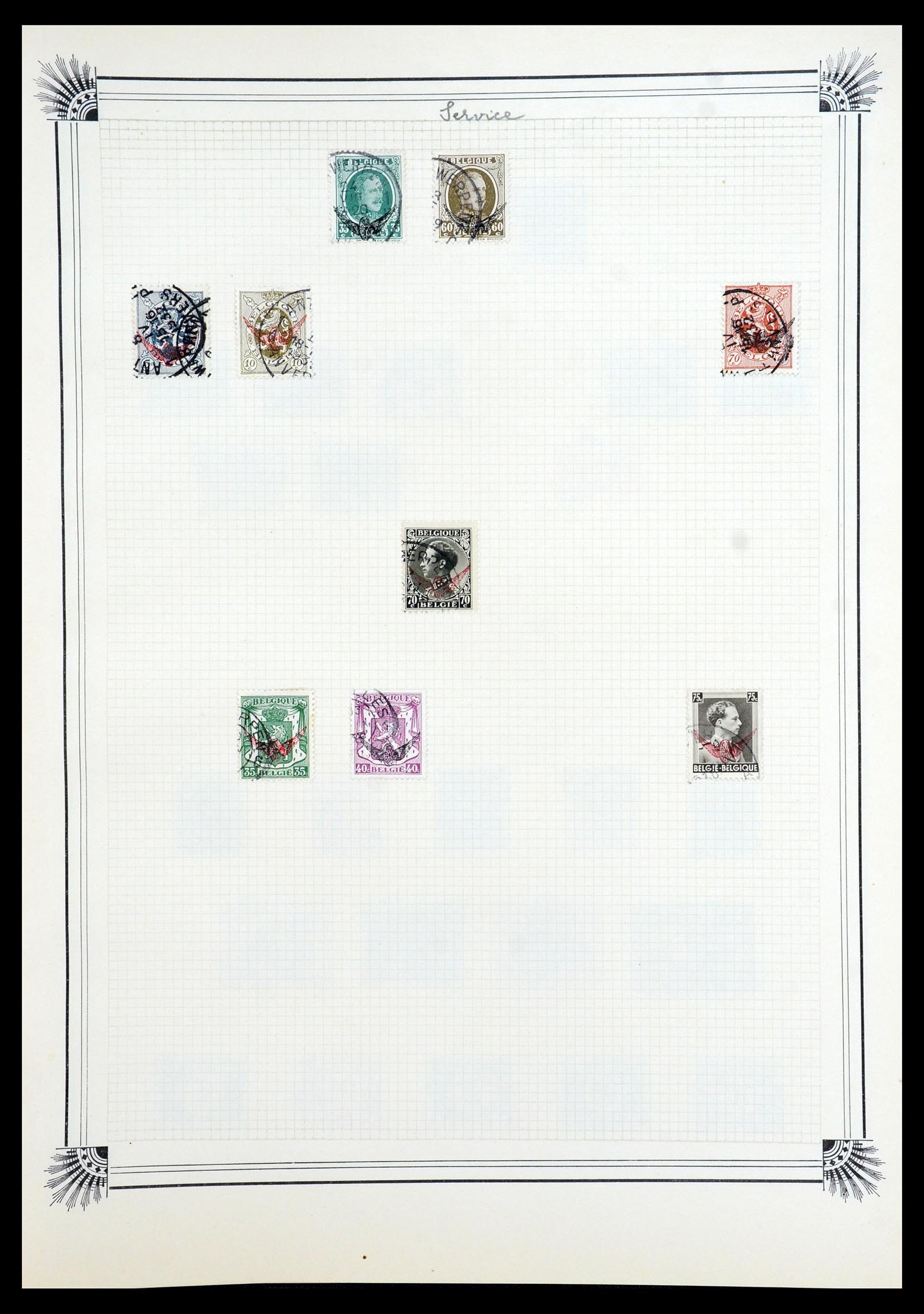 35918 052 - Postzegelverzameling 35918 Europese landen 1849-1940.