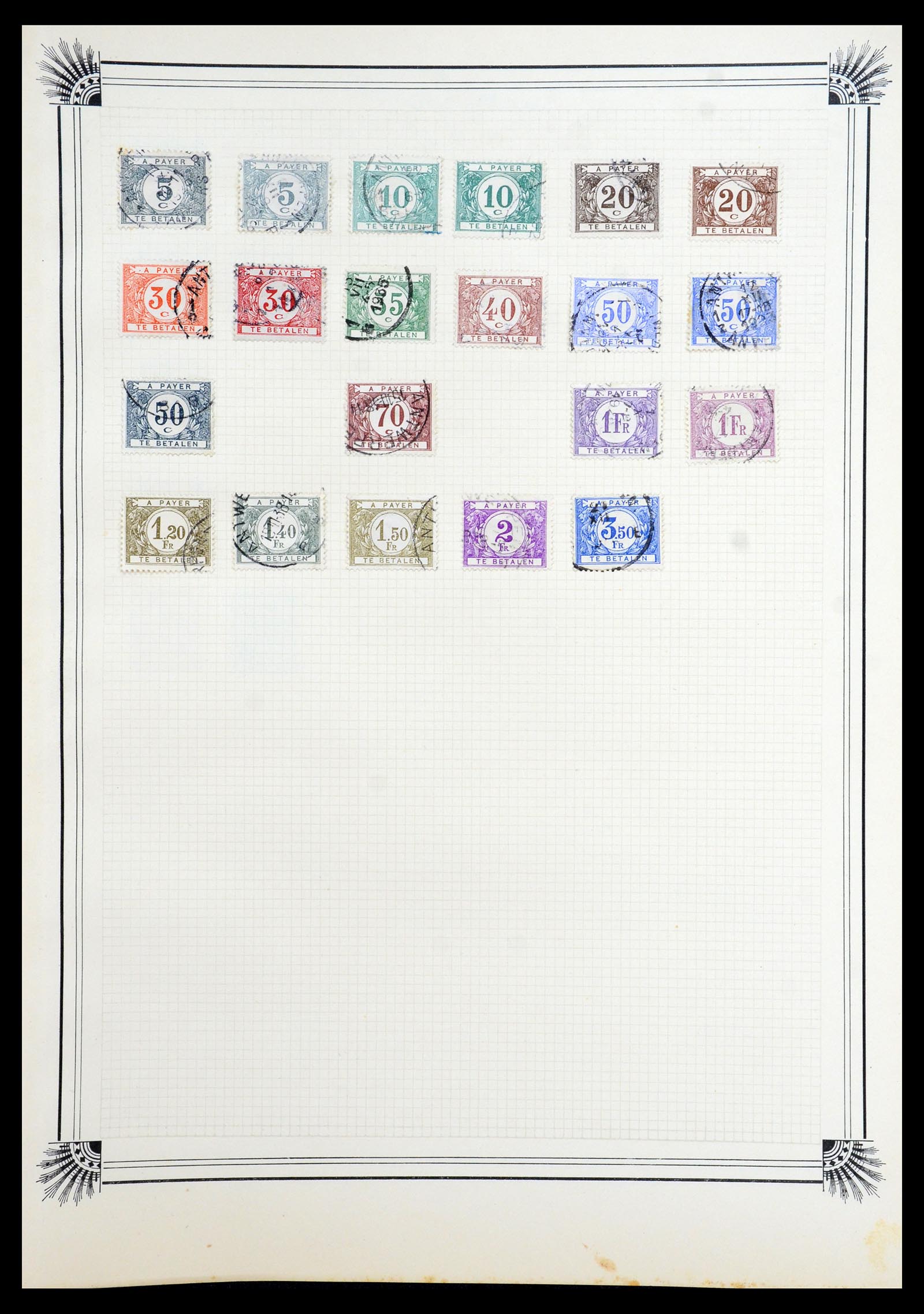 35918 054 - Postzegelverzameling 35918 Europese landen 1849-1940.