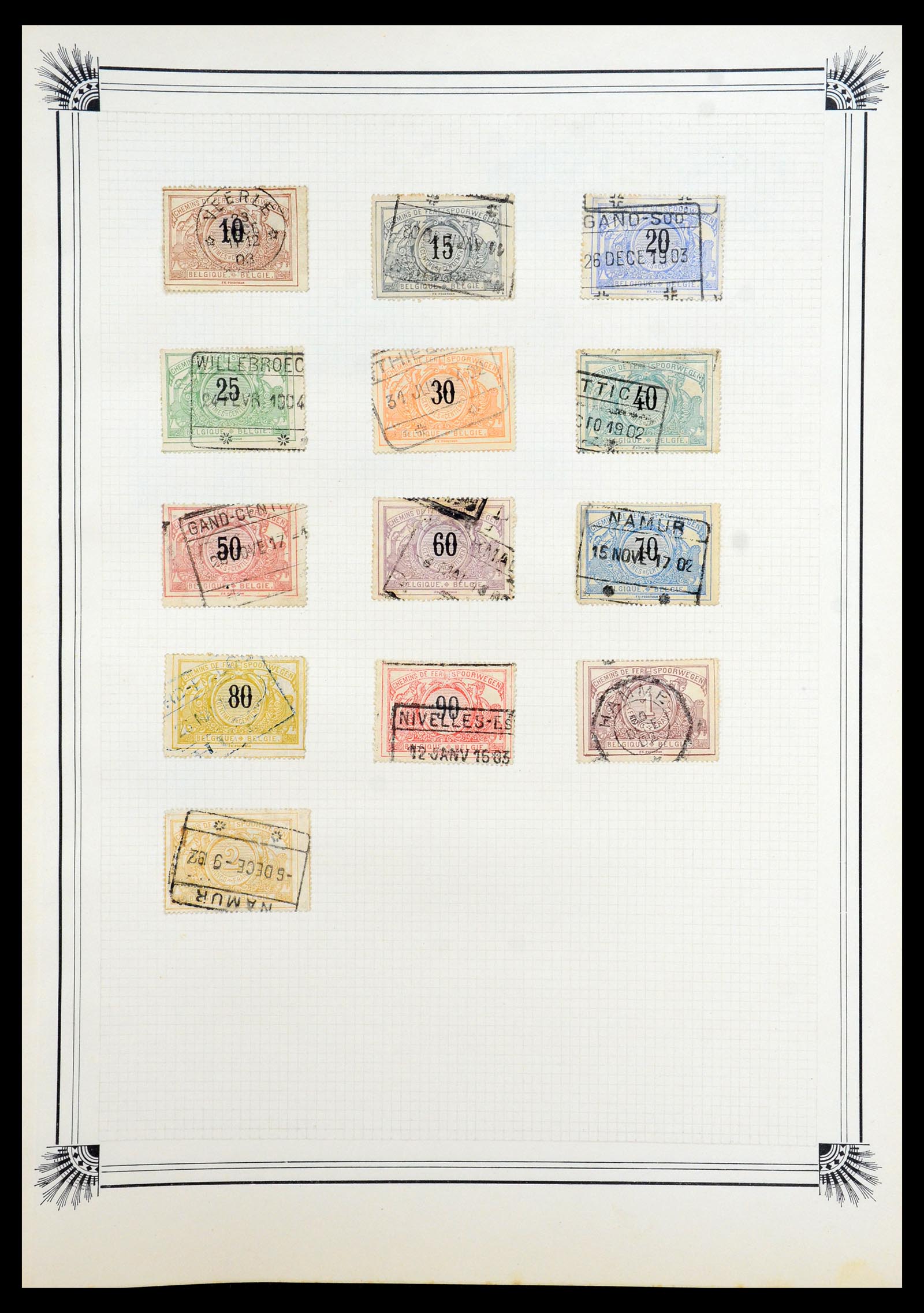 35918 058 - Postzegelverzameling 35918 Europese landen 1849-1940.