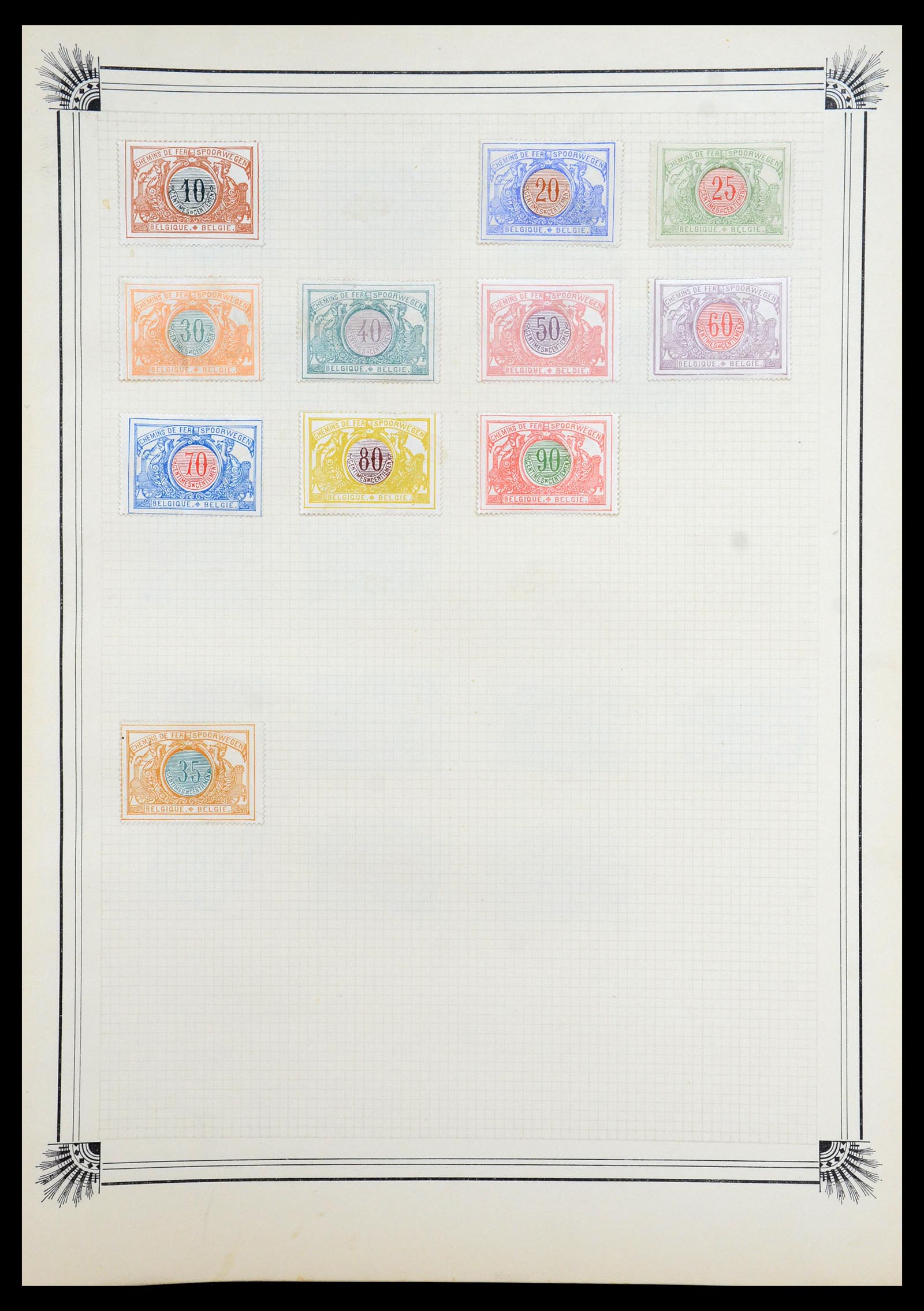 35918 059 - Postzegelverzameling 35918 Europese landen 1849-1940.