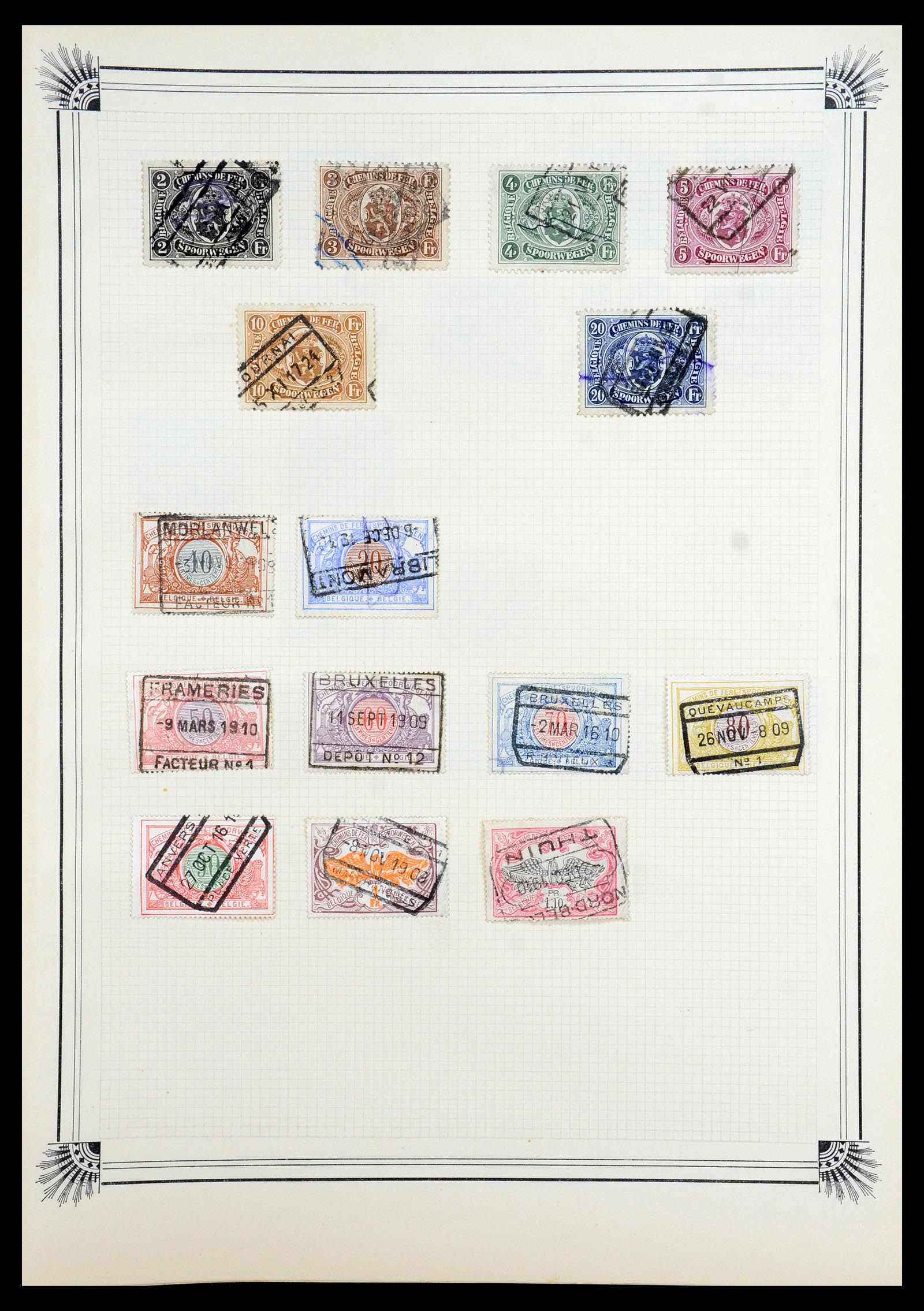 35918 060 - Postzegelverzameling 35918 Europese landen 1849-1940.