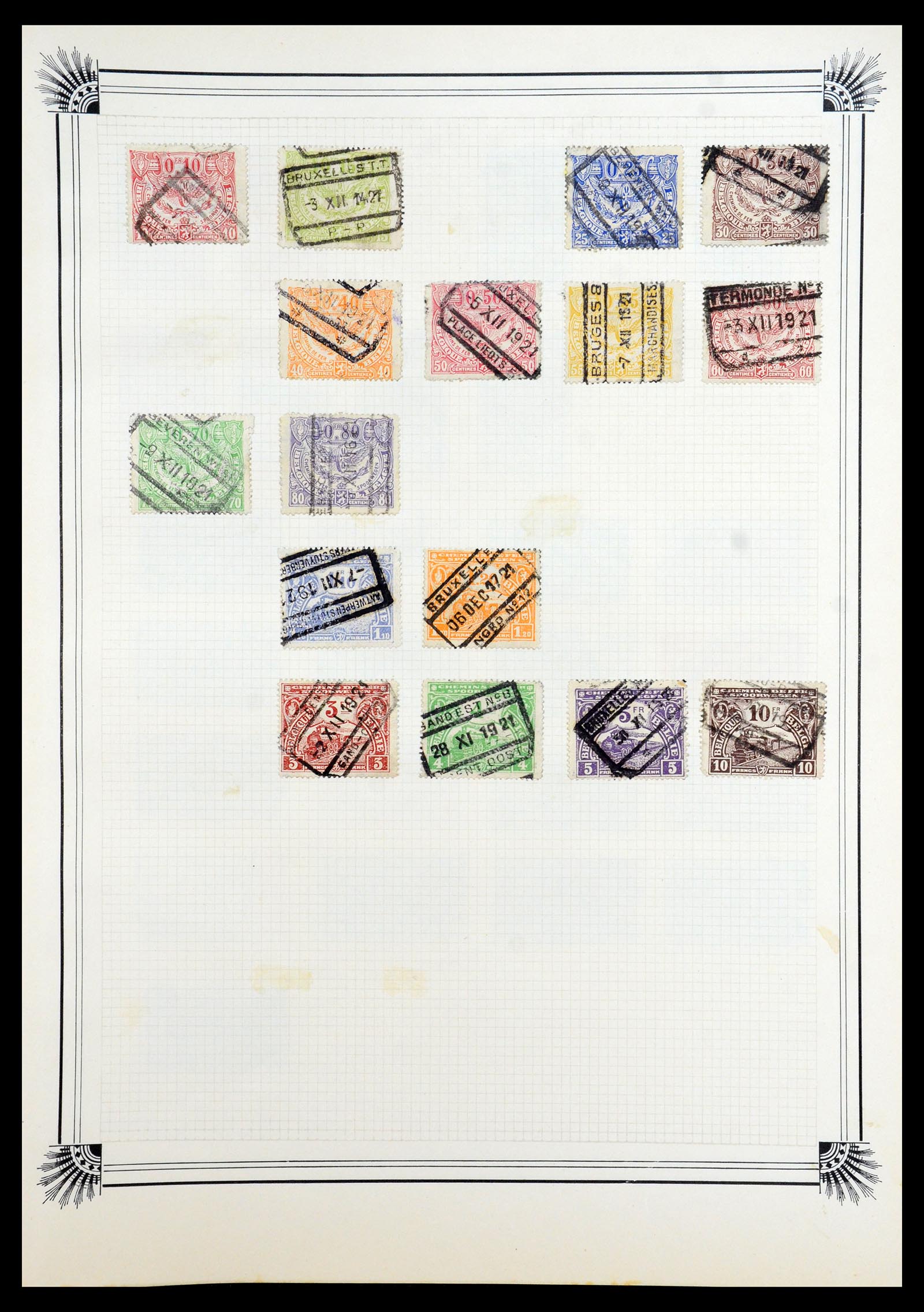 35918 061 - Postzegelverzameling 35918 Europese landen 1849-1940.