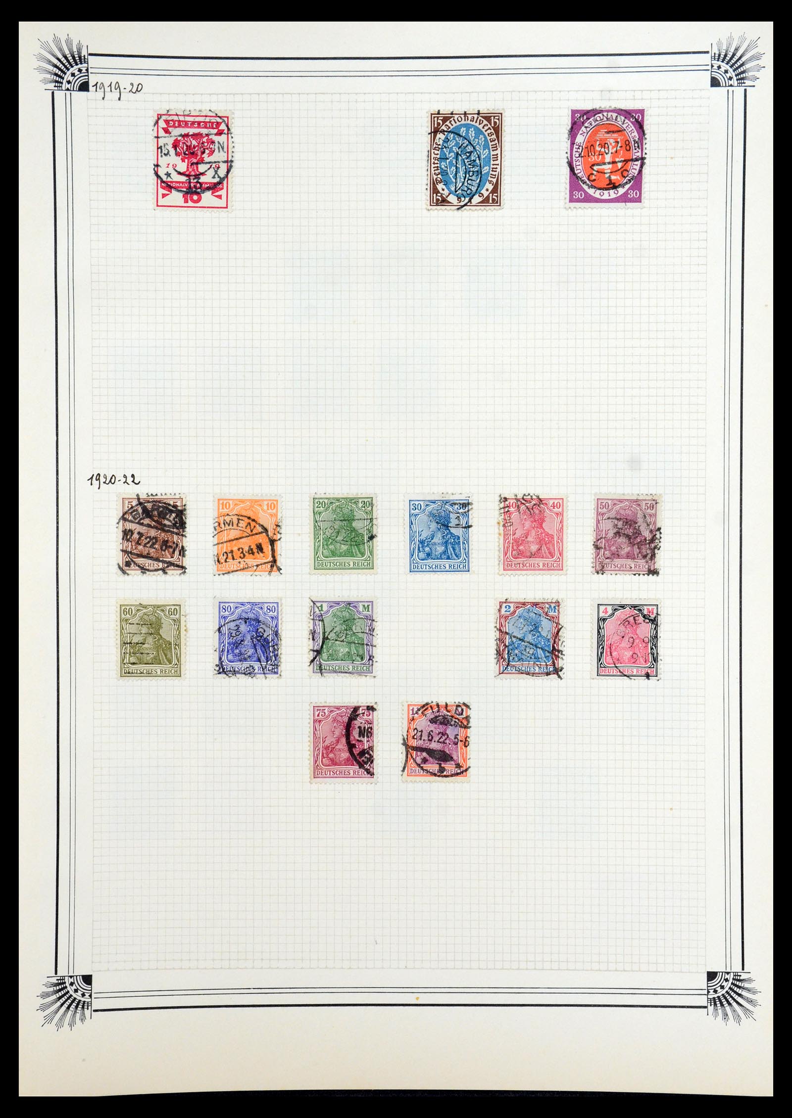35918 071 - Postzegelverzameling 35918 Europese landen 1849-1940.