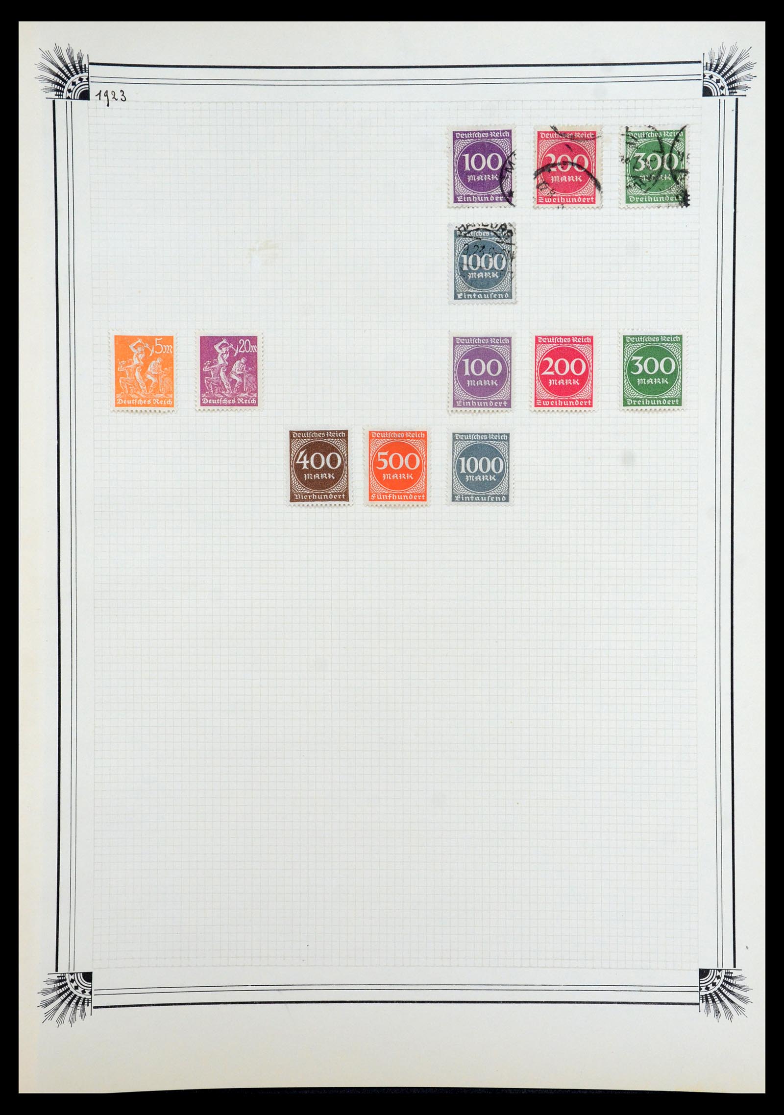 35918 077 - Postzegelverzameling 35918 Europese landen 1849-1940.
