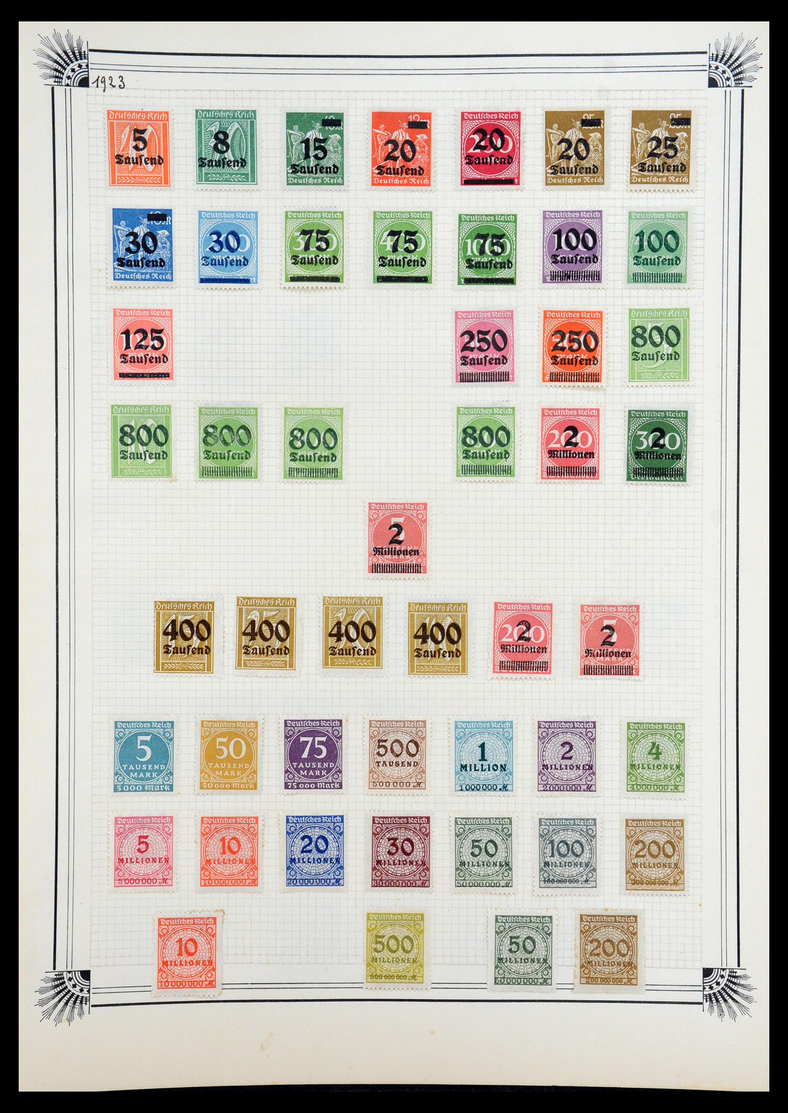 35918 078 - Postzegelverzameling 35918 Europese landen 1849-1940.