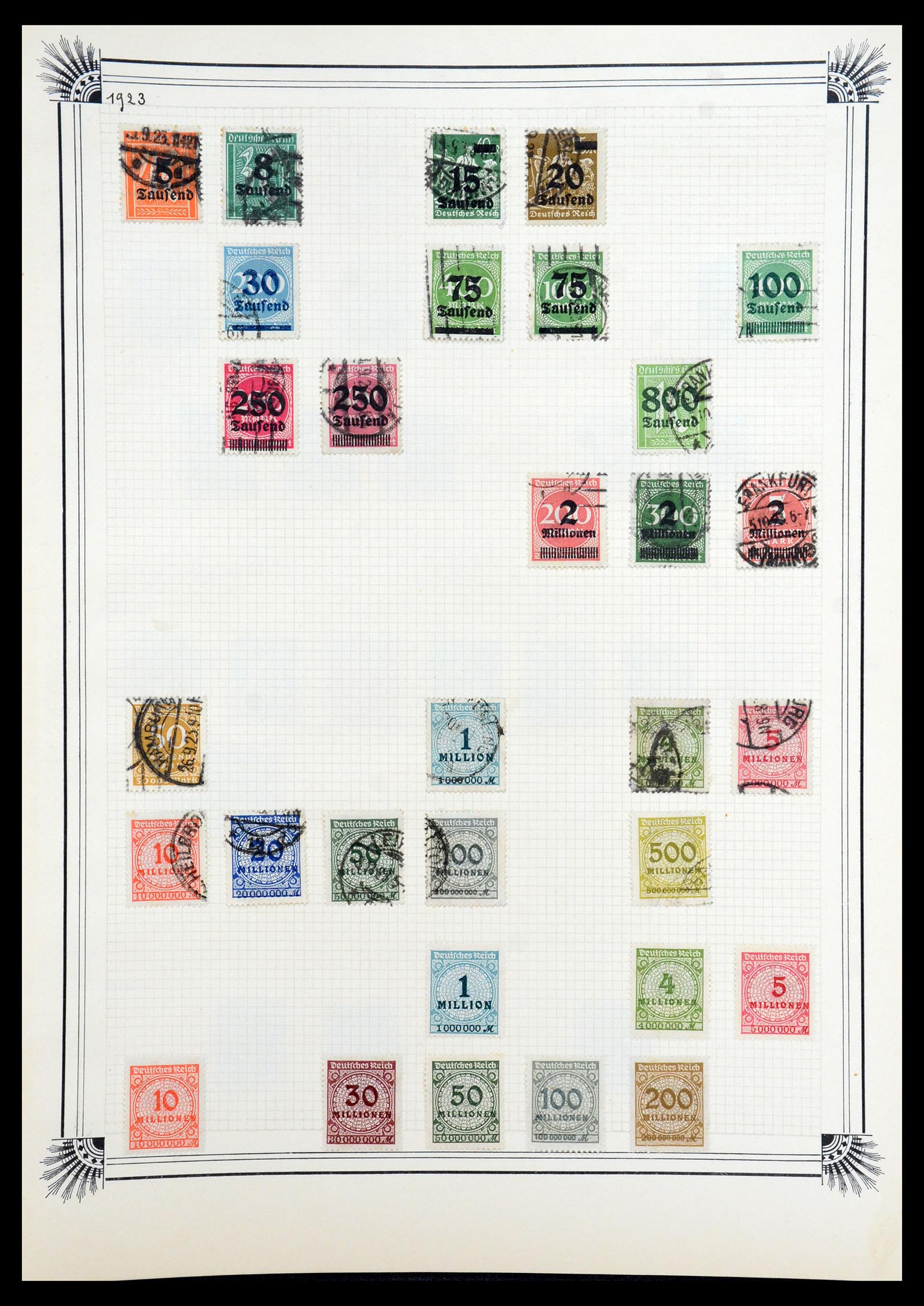 35918 079 - Postzegelverzameling 35918 Europese landen 1849-1940.