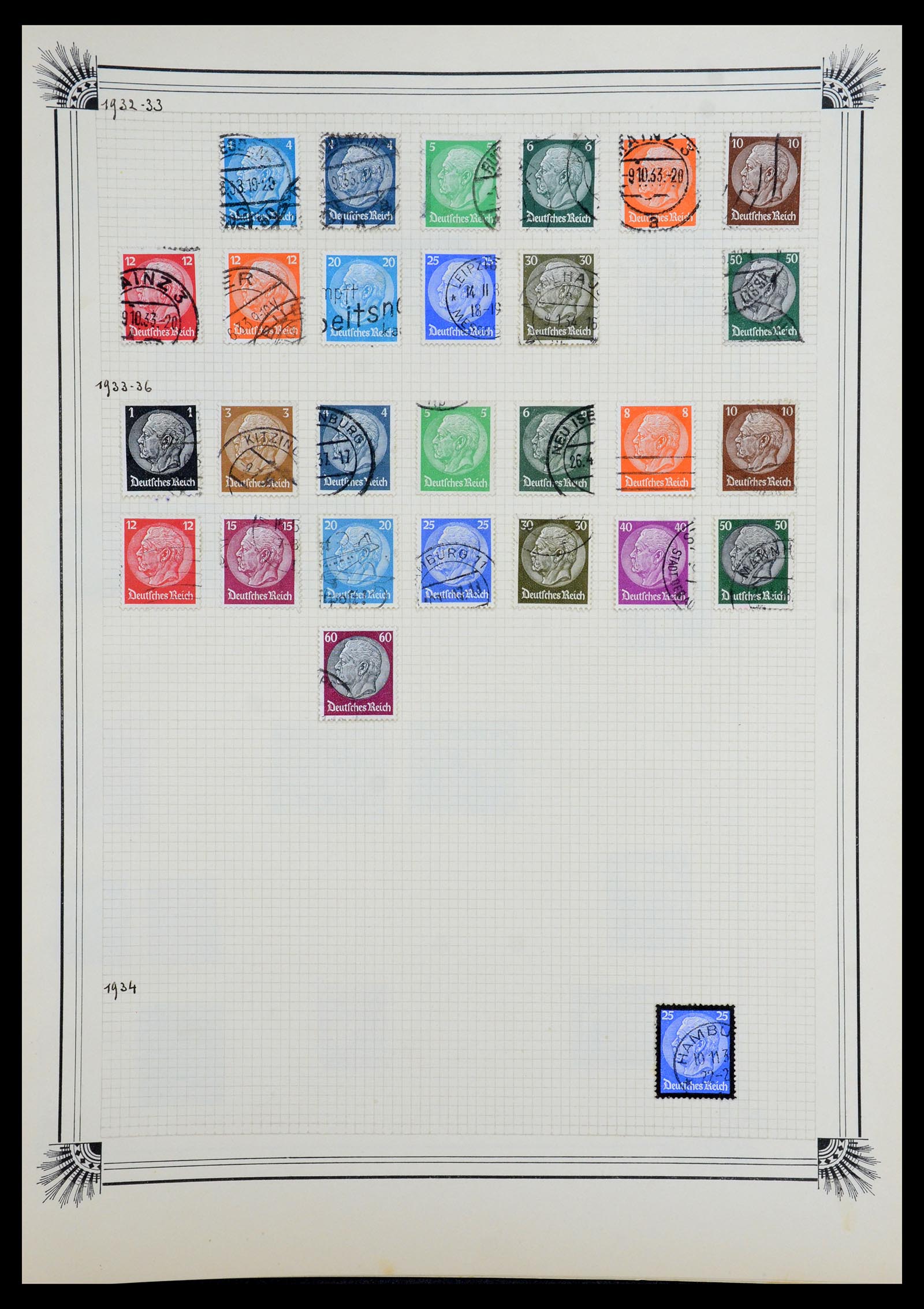 35918 082 - Postzegelverzameling 35918 Europese landen 1849-1940.