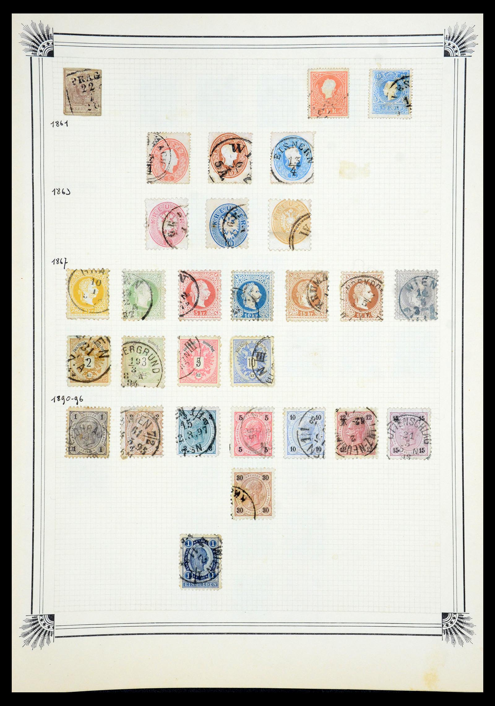 35918 087 - Postzegelverzameling 35918 Europese landen 1849-1940.
