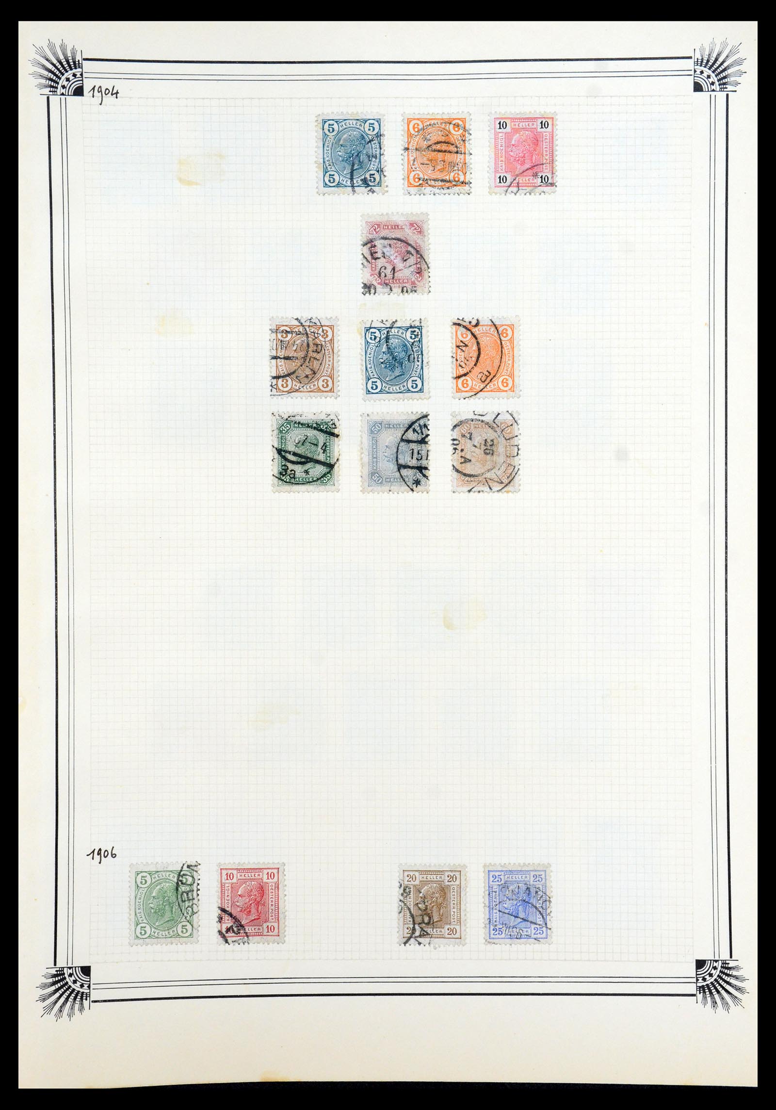 35918 089 - Postzegelverzameling 35918 Europese landen 1849-1940.