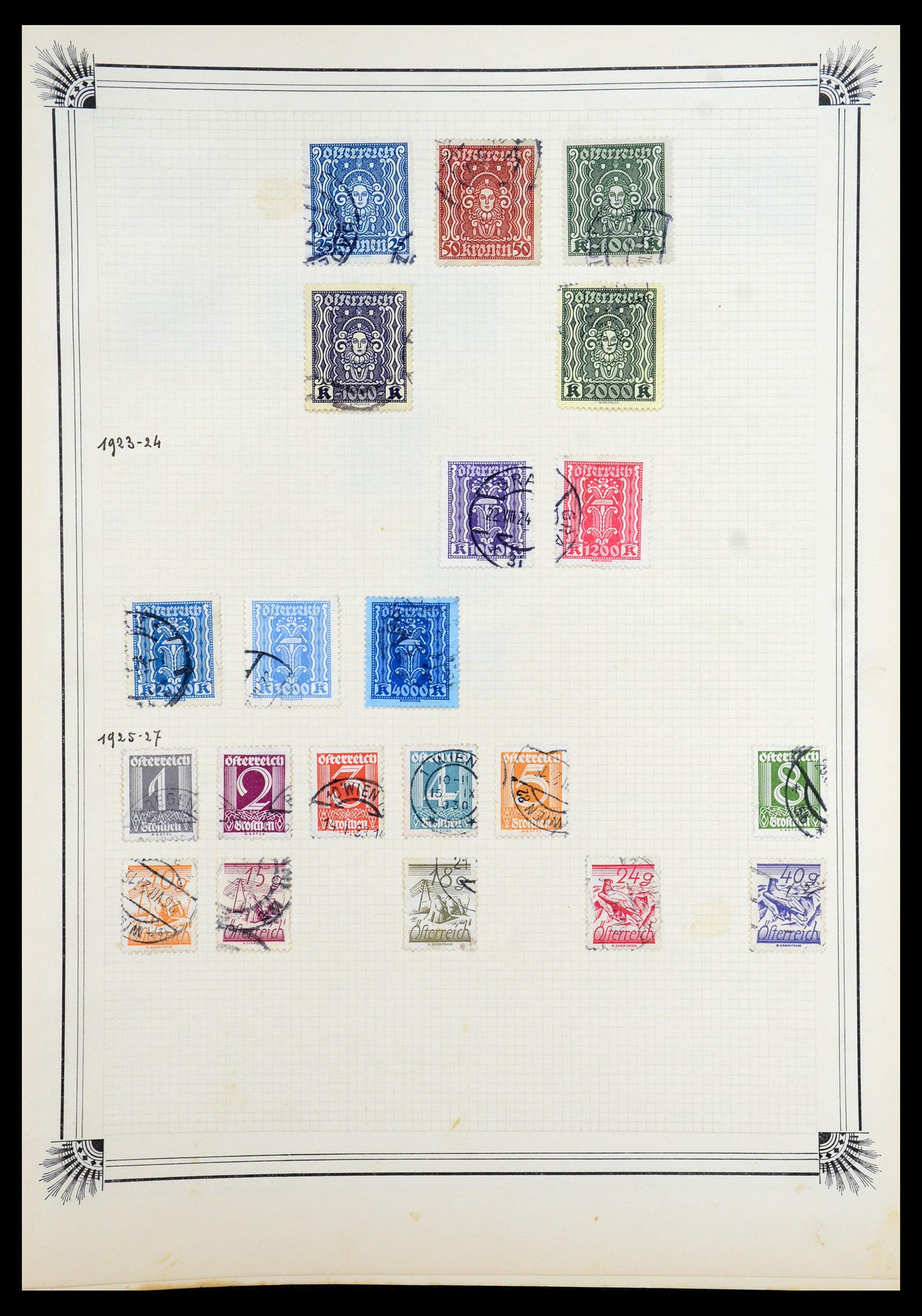35918 094 - Postzegelverzameling 35918 Europese landen 1849-1940.