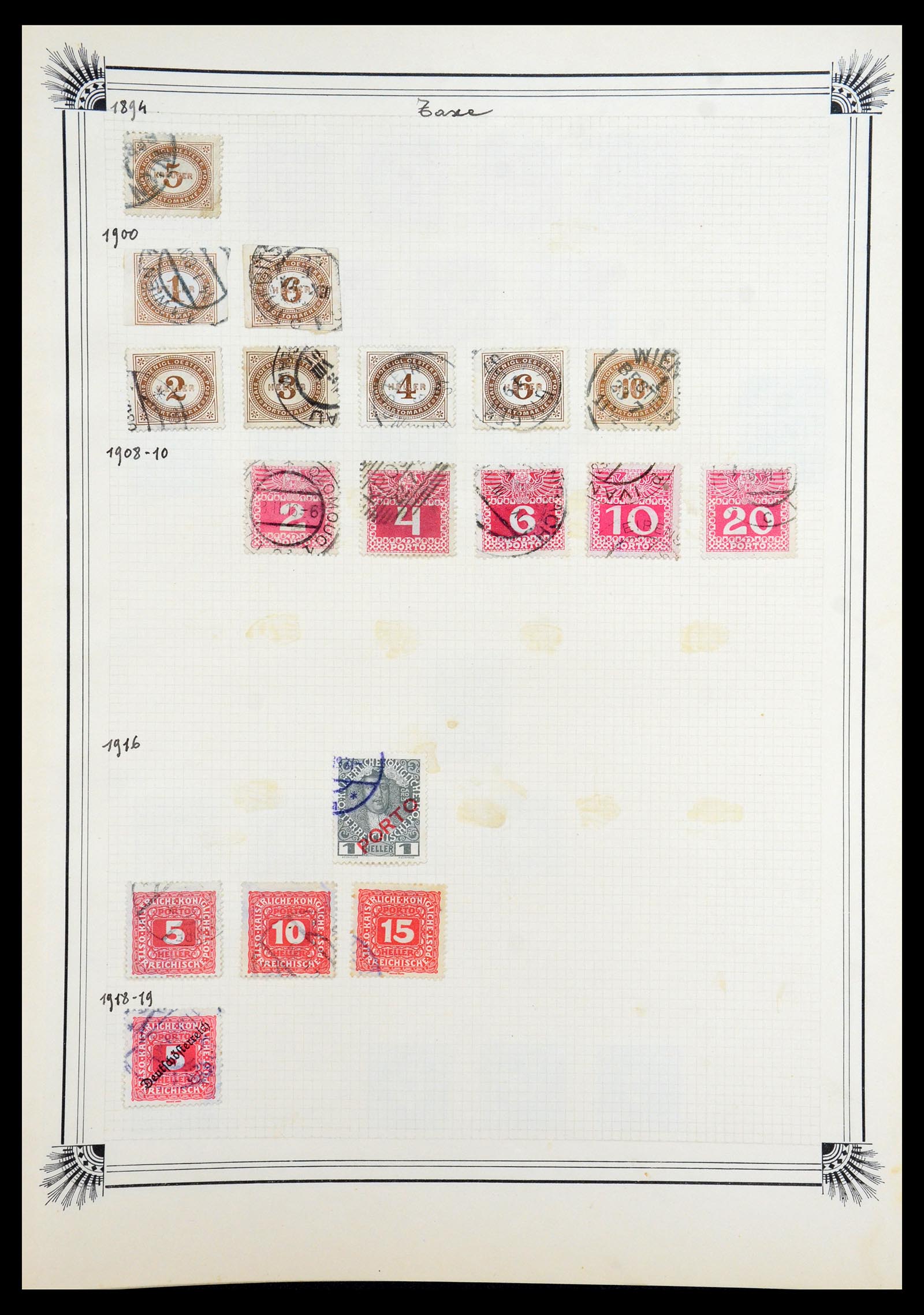 35918 100 - Postzegelverzameling 35918 Europese landen 1849-1940.