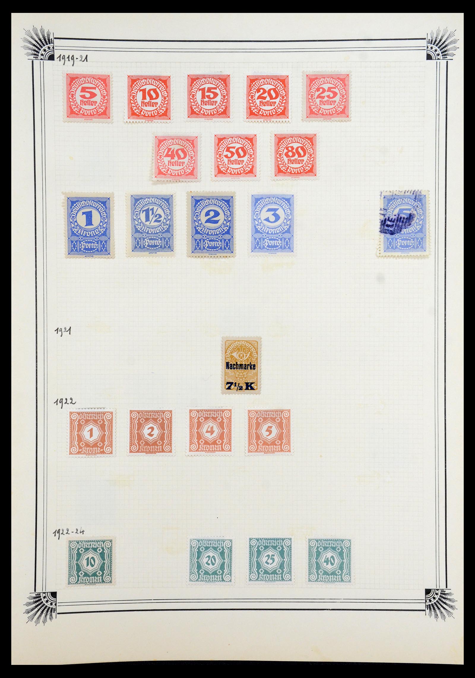 35918 101 - Postzegelverzameling 35918 Europese landen 1849-1940.