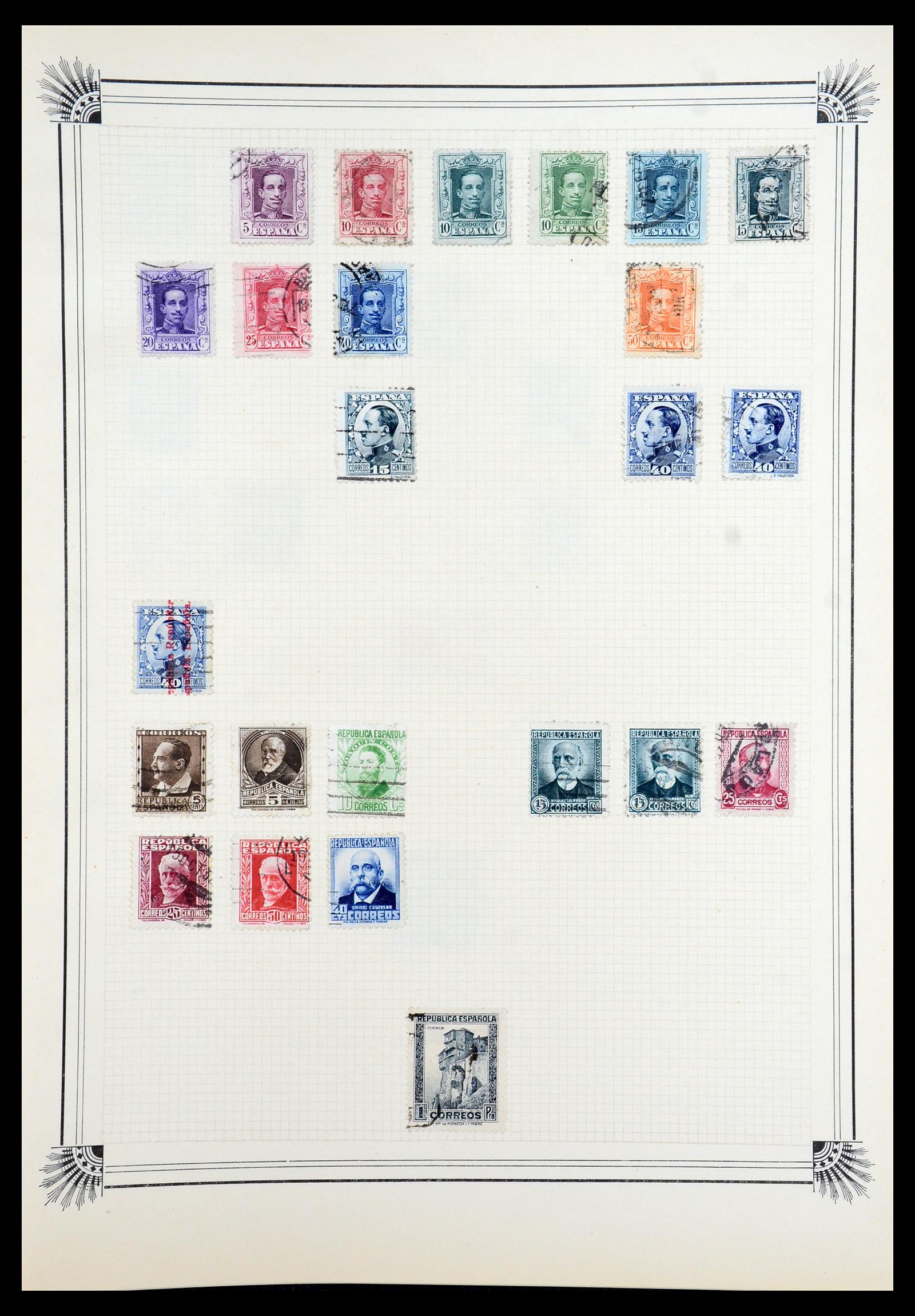 35918 104 - Postzegelverzameling 35918 Europese landen 1849-1940.