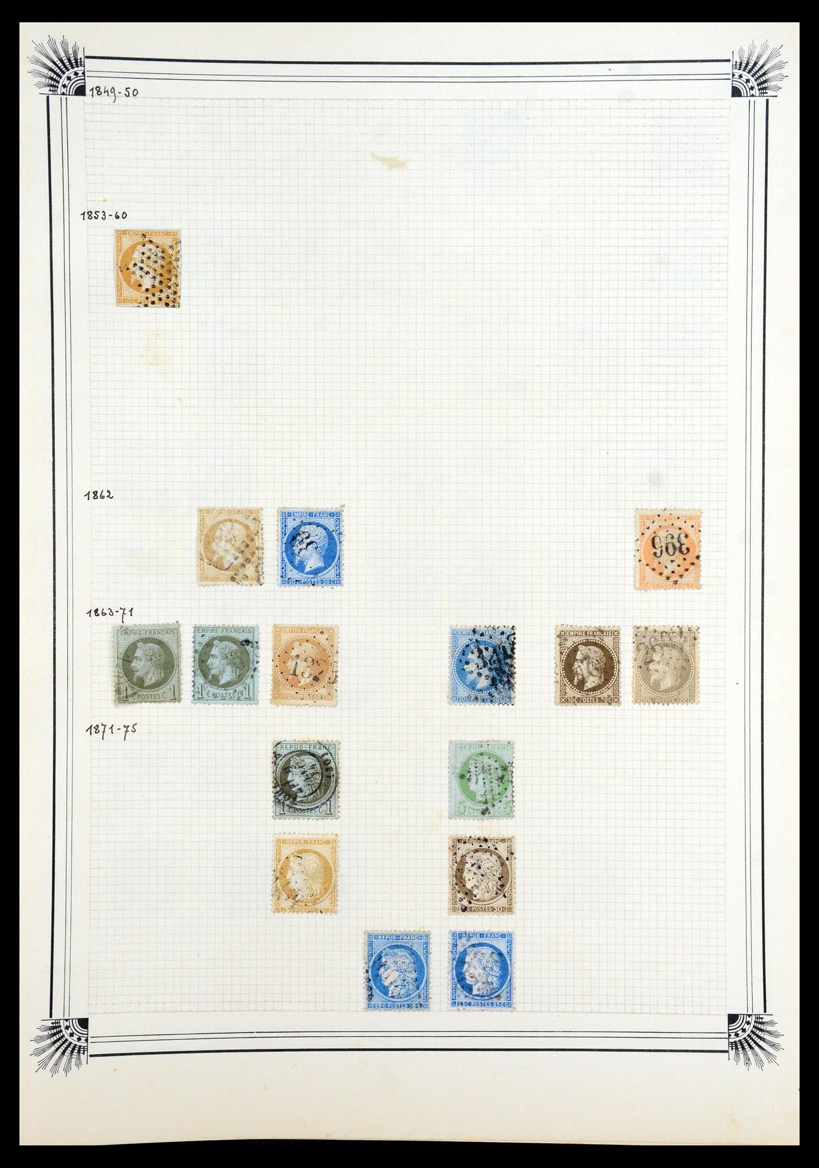 35918 106 - Postzegelverzameling 35918 Europese landen 1849-1940.