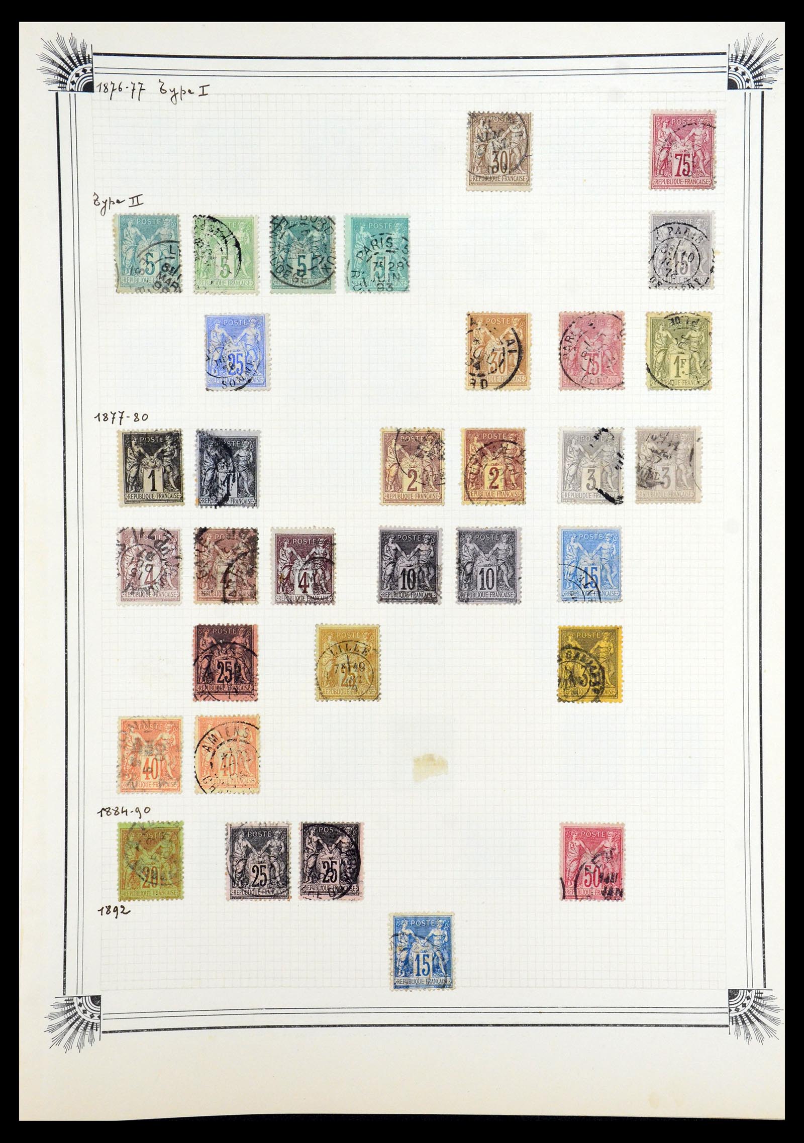 35918 107 - Postzegelverzameling 35918 Europese landen 1849-1940.
