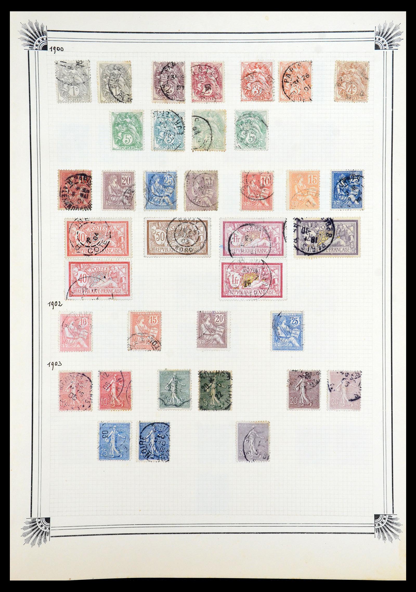 35918 108 - Postzegelverzameling 35918 Europese landen 1849-1940.