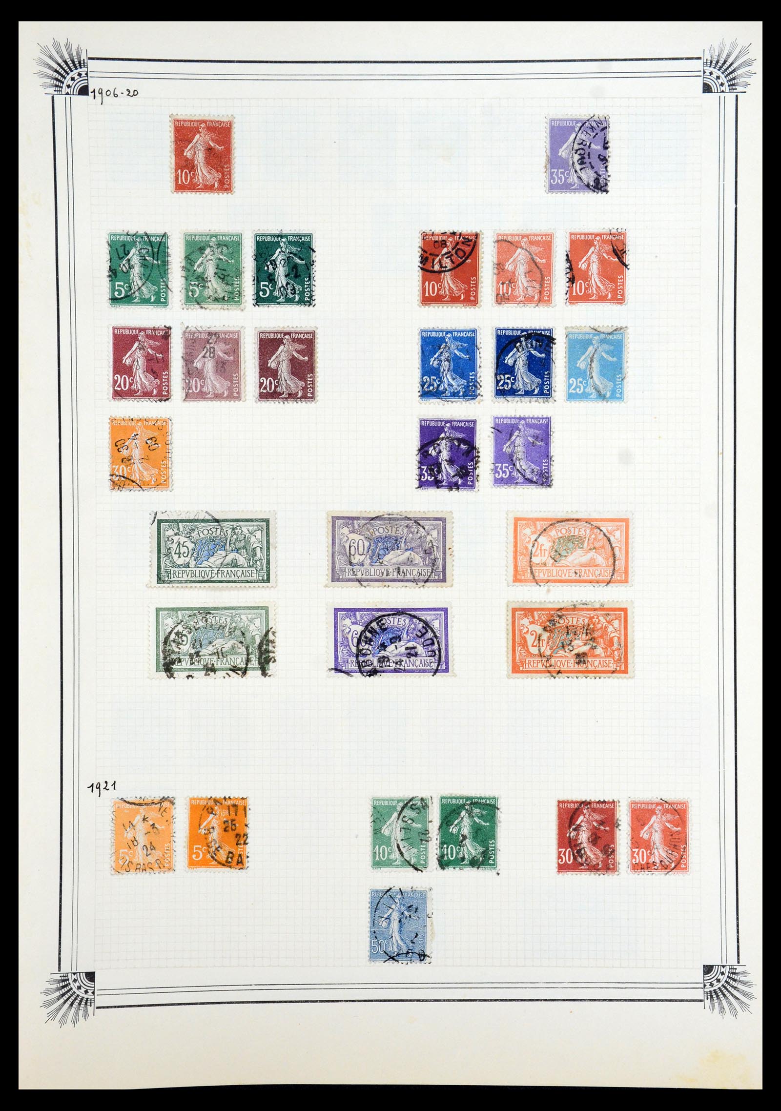 35918 109 - Postzegelverzameling 35918 Europese landen 1849-1940.