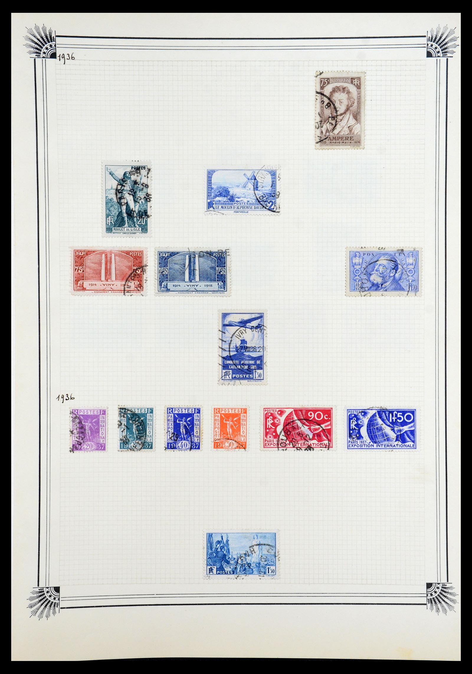 35918 115 - Postzegelverzameling 35918 Europese landen 1849-1940.