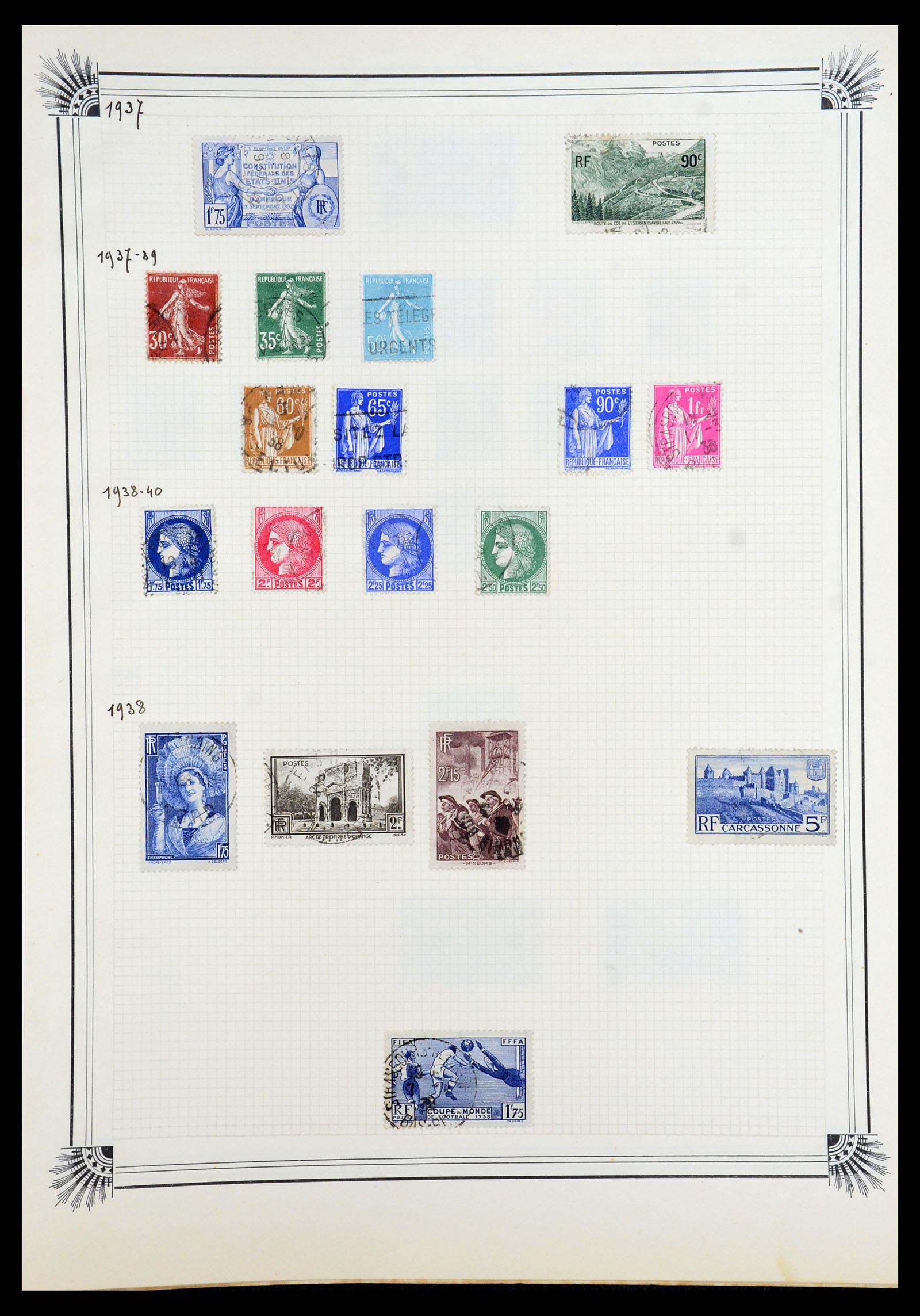 35918 117 - Postzegelverzameling 35918 Europese landen 1849-1940.