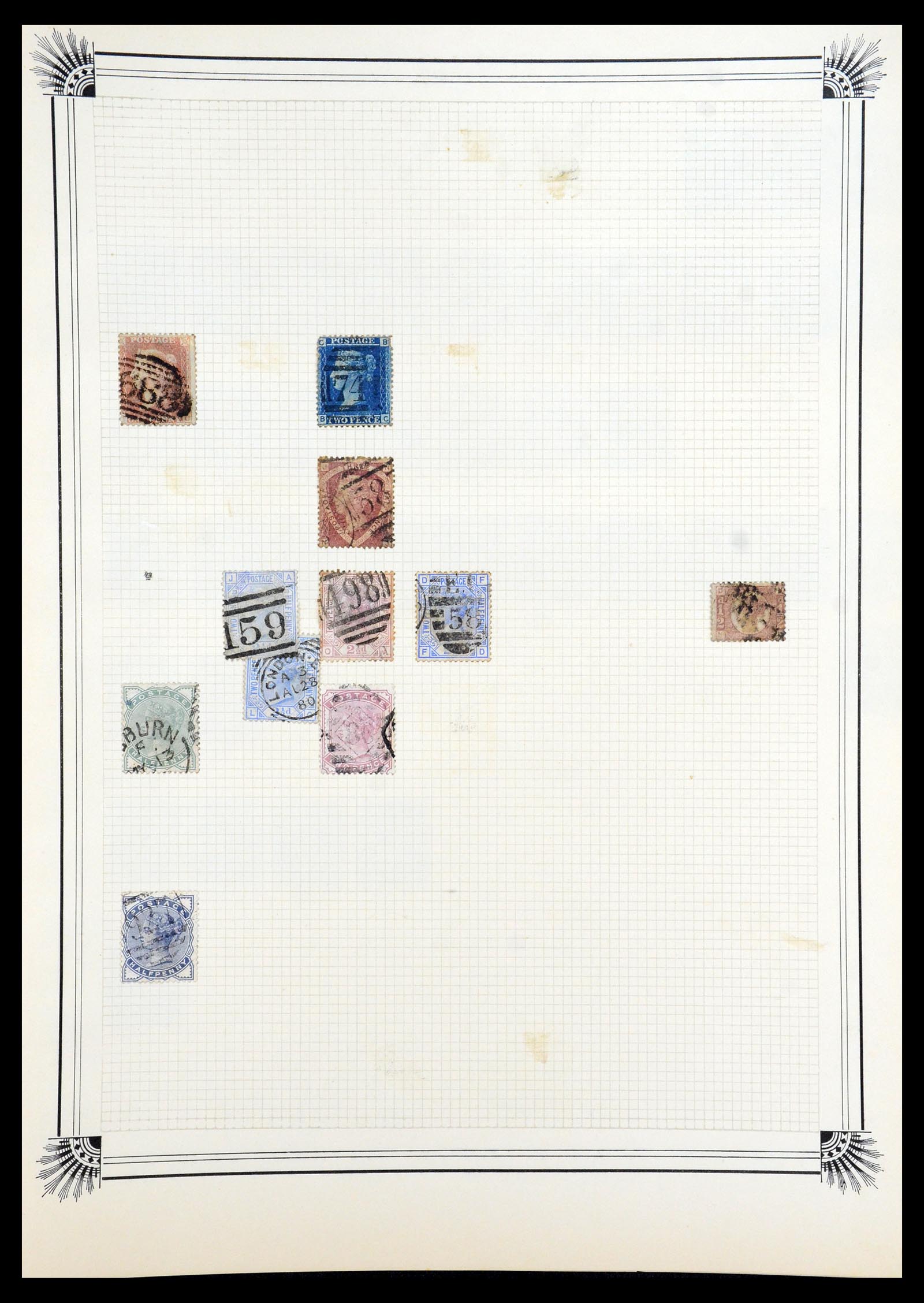 35918 125 - Postzegelverzameling 35918 Europese landen 1849-1940.