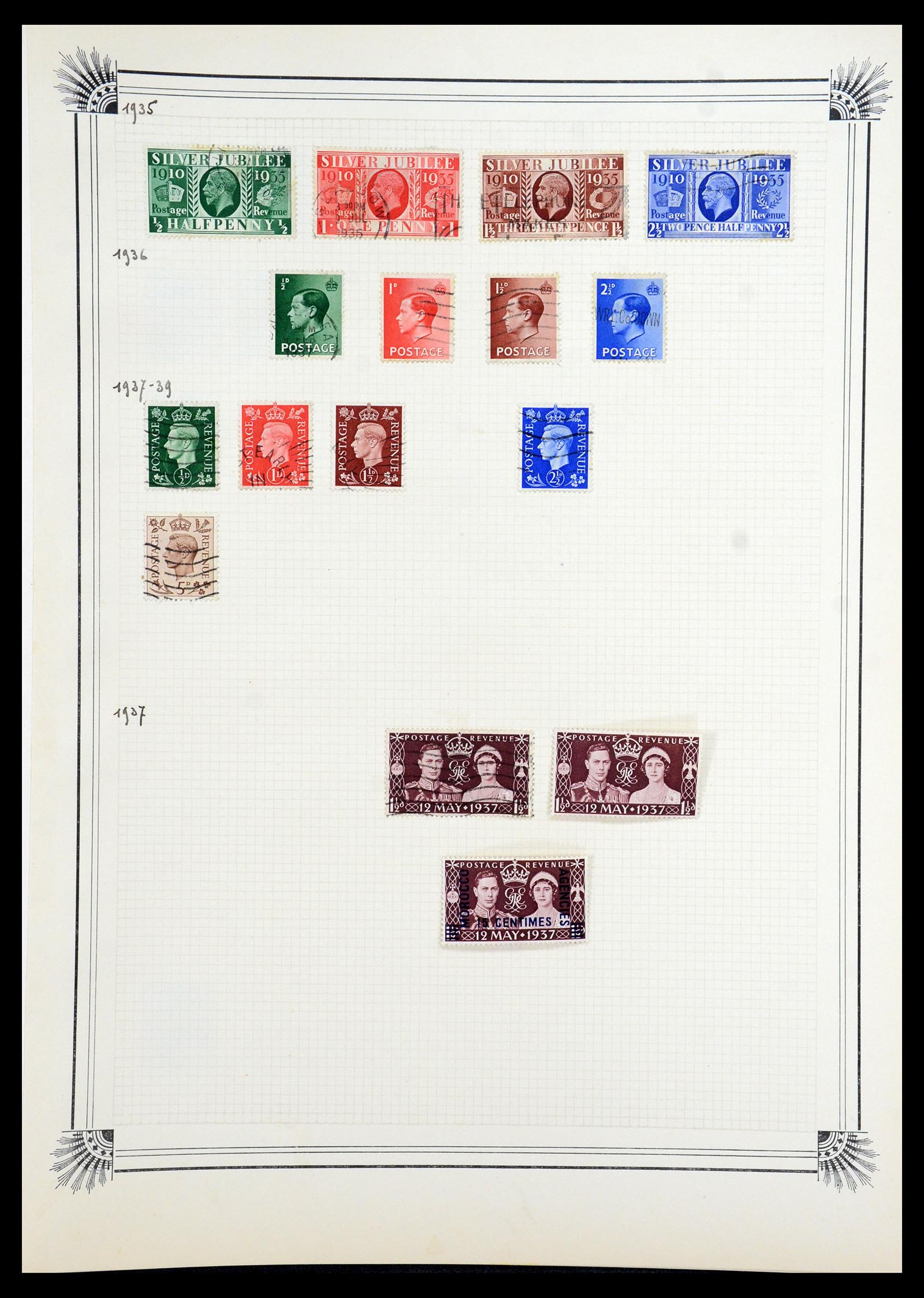 35918 130 - Postzegelverzameling 35918 Europese landen 1849-1940.