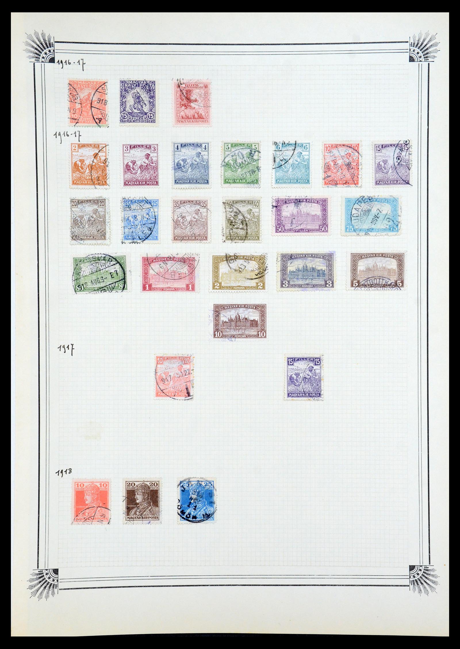 35918 134 - Postzegelverzameling 35918 Europese landen 1849-1940.