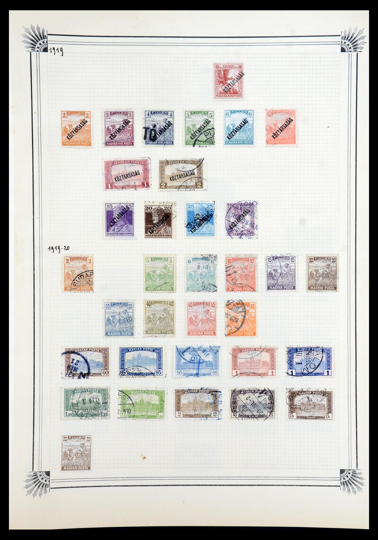 35918 135 - Postzegelverzameling 35918 Europese landen 1849-1940.