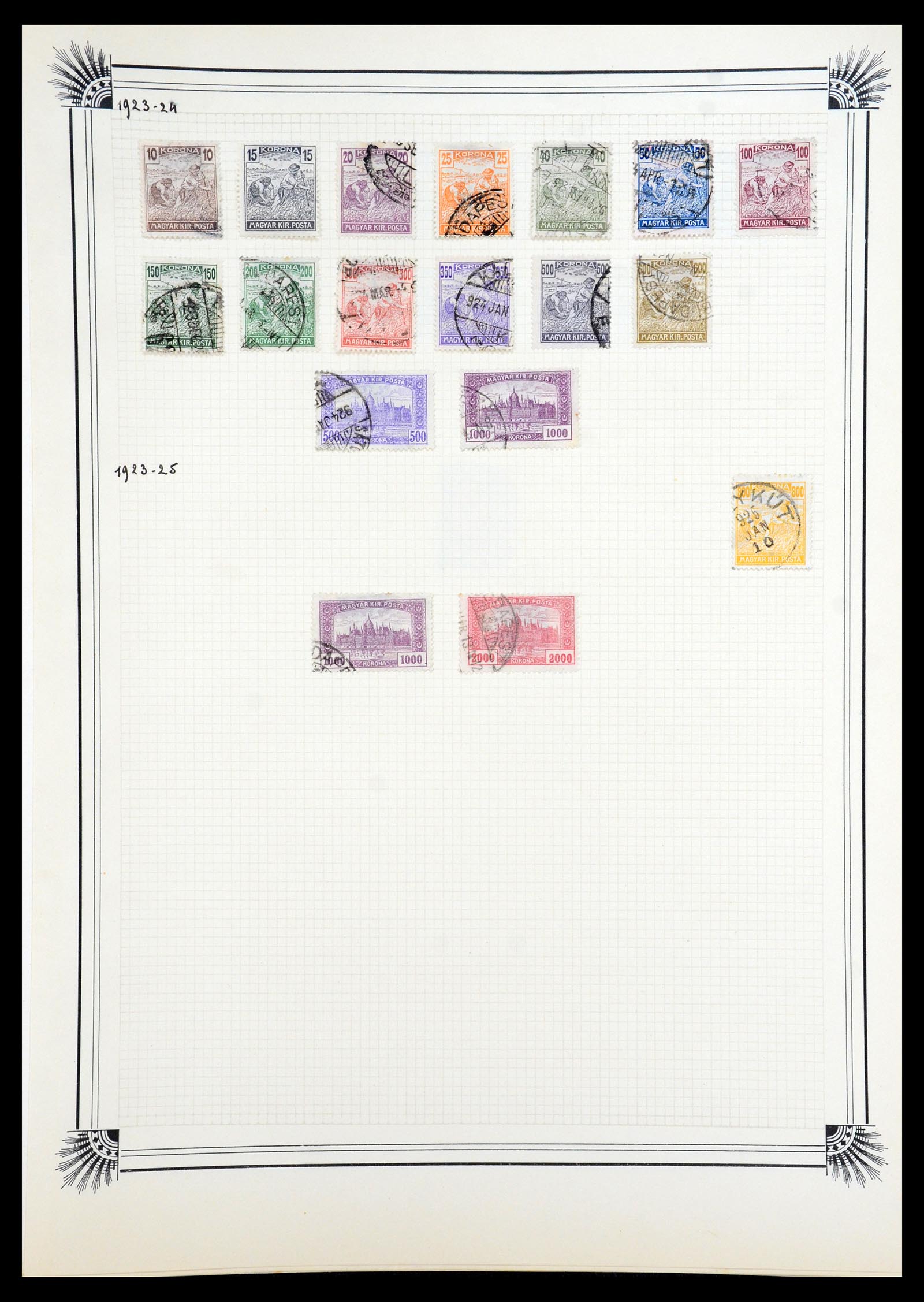 35918 137 - Postzegelverzameling 35918 Europese landen 1849-1940.