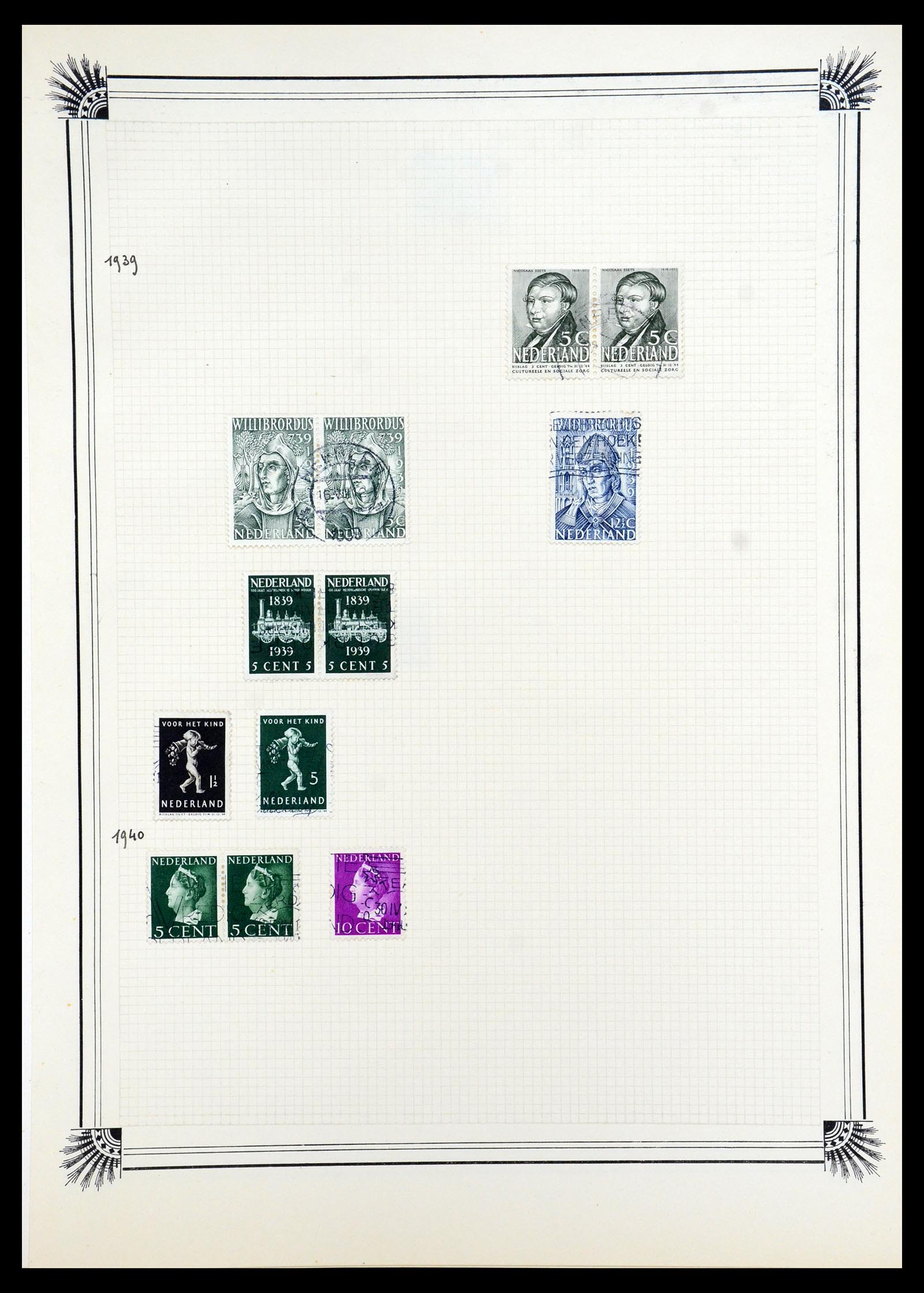 35918 154 - Postzegelverzameling 35918 Europese landen 1849-1940.